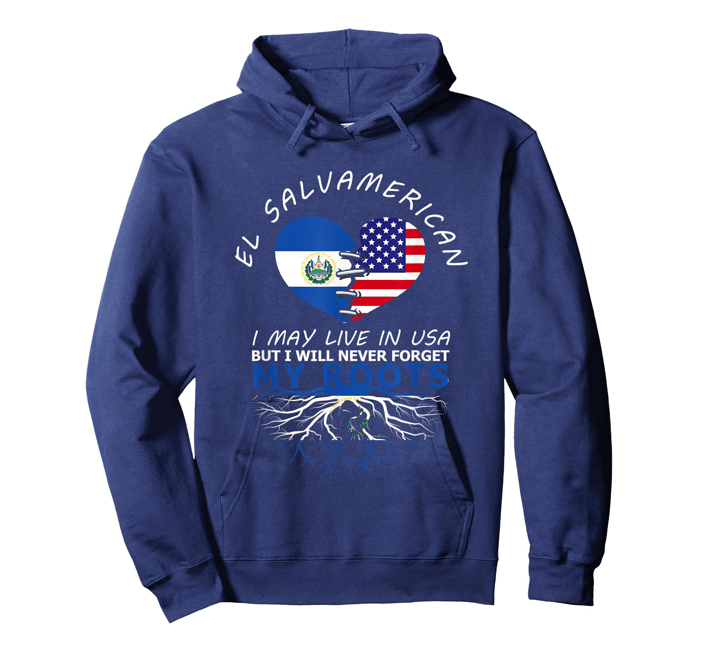 El Salvador USA Proud Of Both Countries El Salvamerican T-Shirt