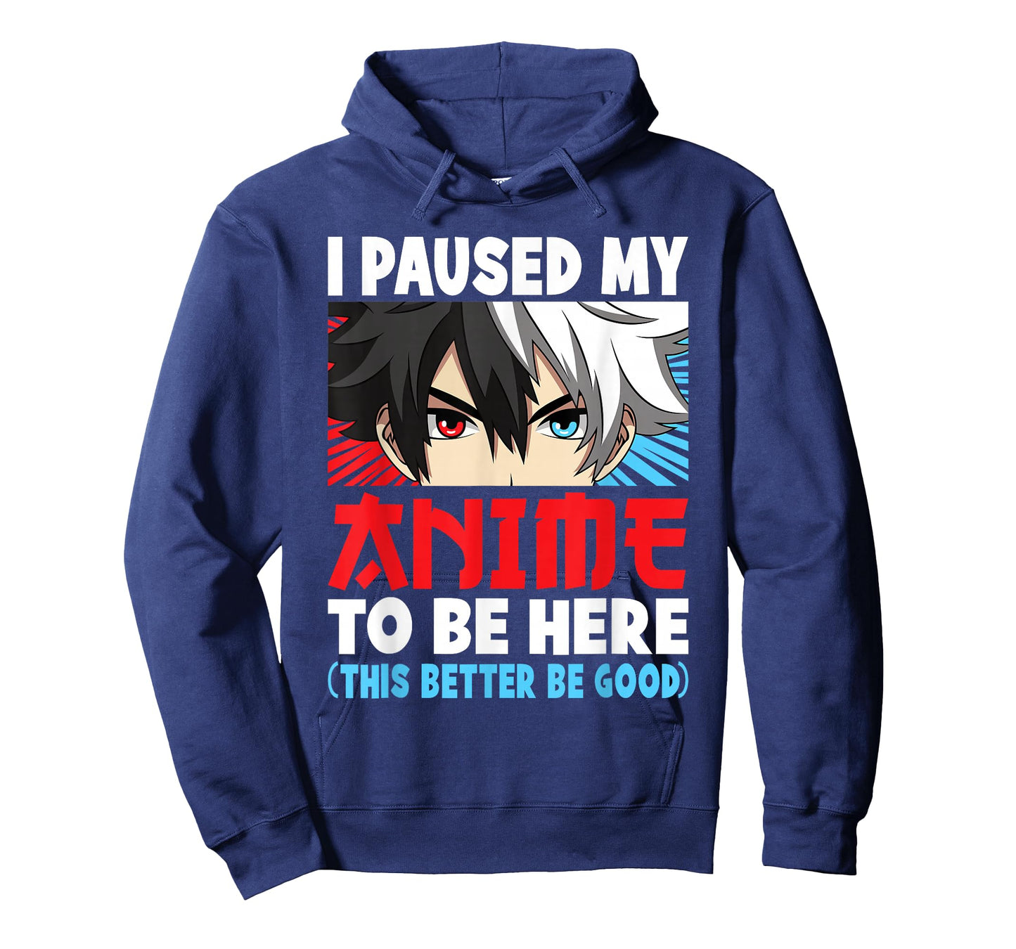 I Paused My Anime to Be Here Funny Japanese Otaku Men Boys T-Shirt