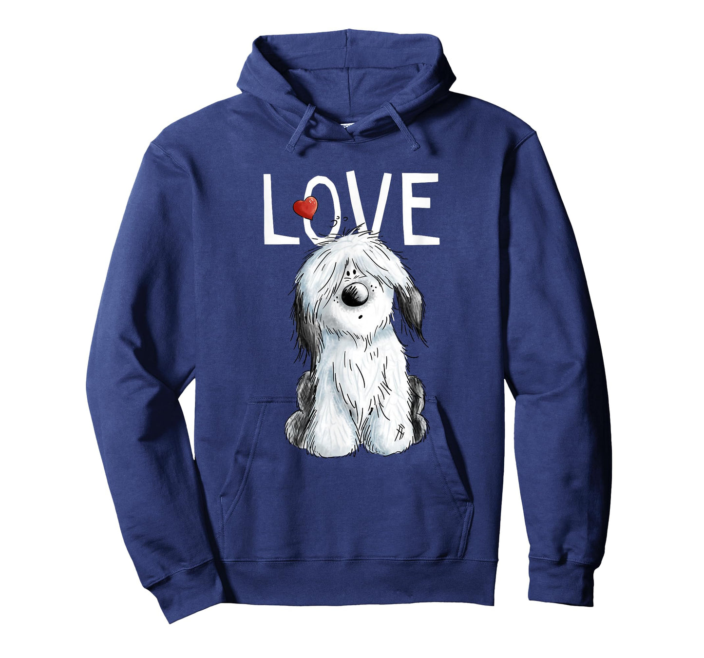 Old English Sheepdog Love For Bobtal Lovers T-Shirt