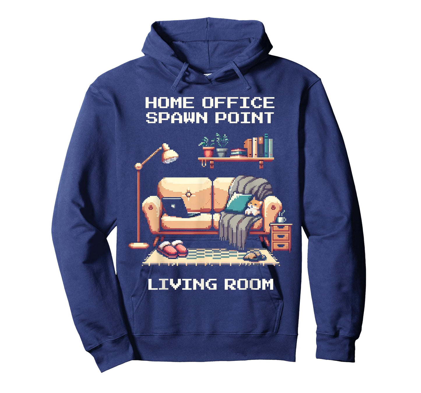 Home Office Spawn Point | Gamer Pixel Art Retro Style T-Shirt