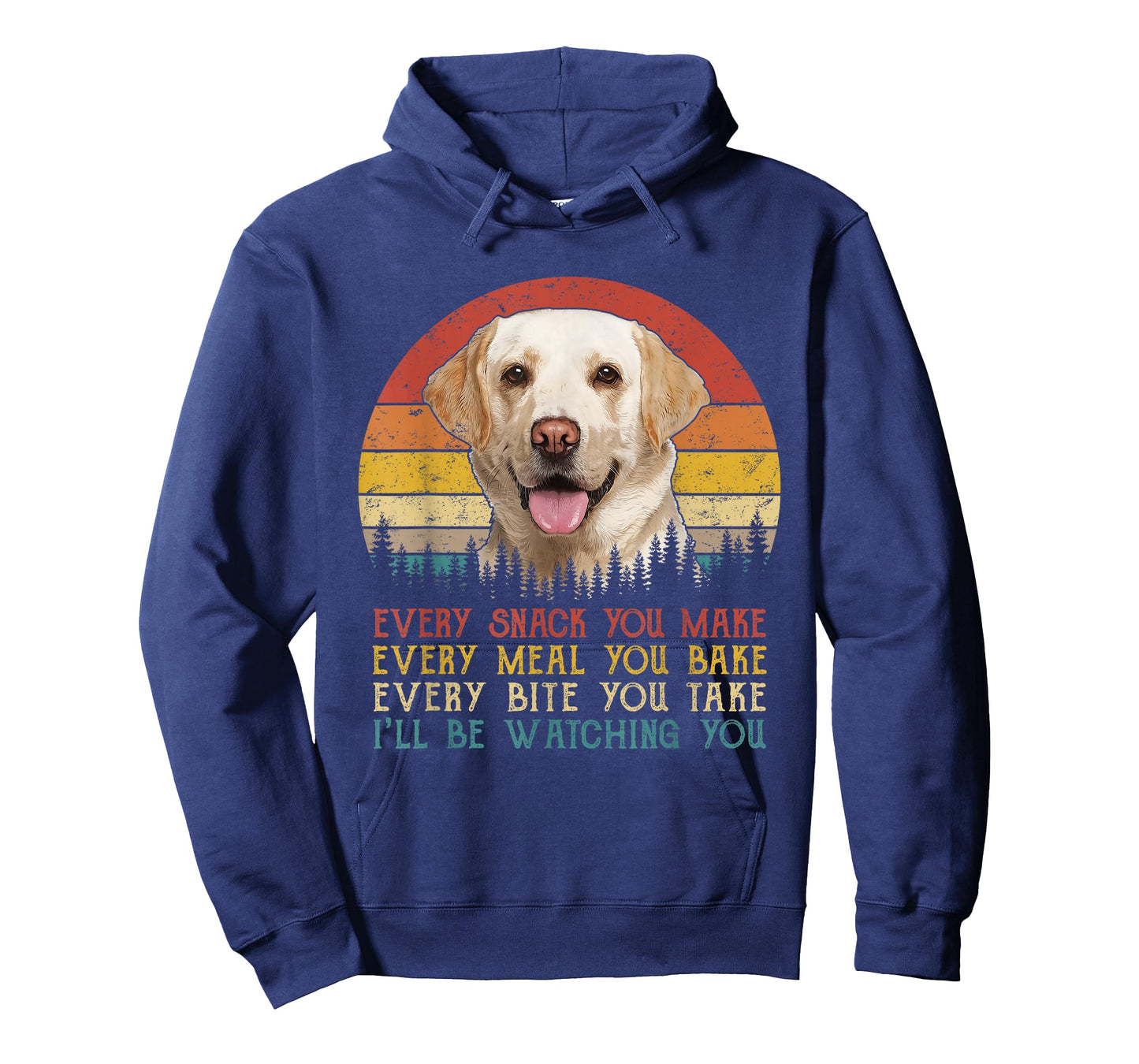 Vintage Every Snack You Make Dog Shirt Yellow Lab Retriever T-Shirt