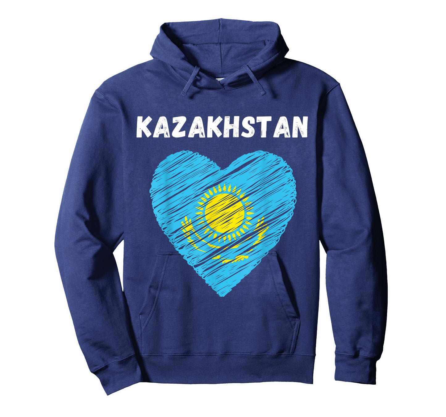 Kazakhstan Flag Holiday Kazakhstan Heart Kazakhstani Flag T-Shirt