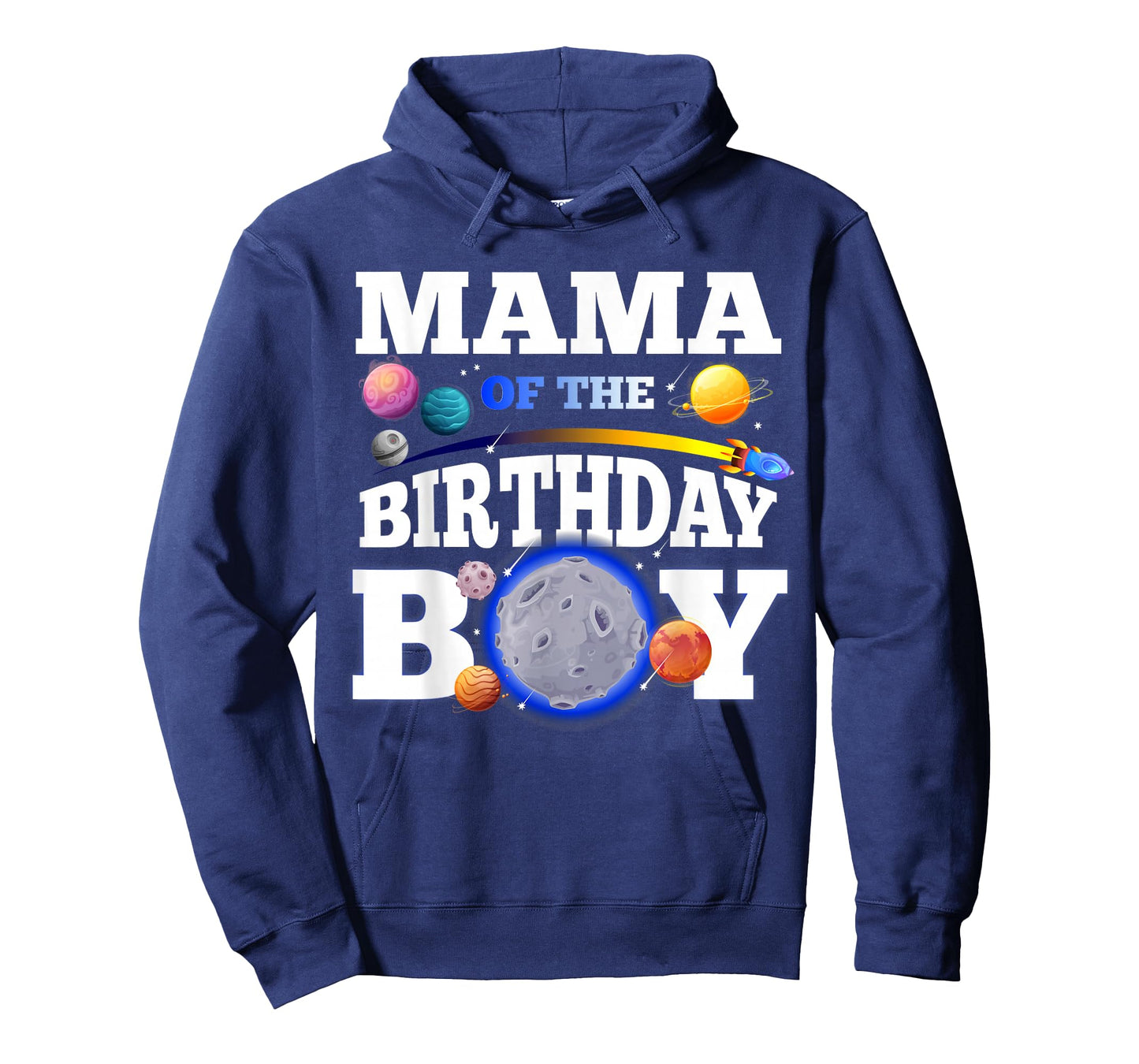 Galaxy Birthday Boy Celebration Look for Mama T-Shirt