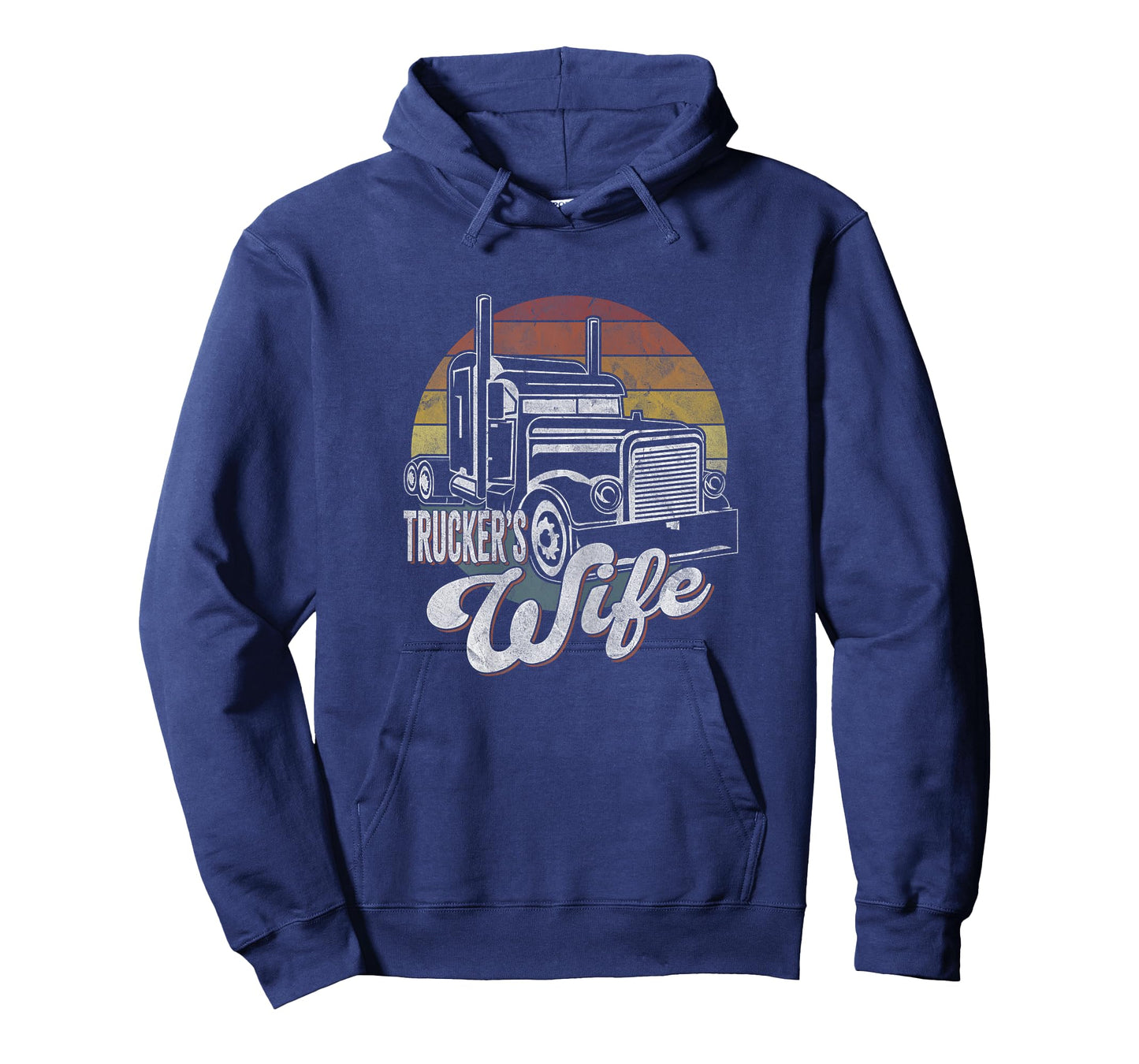 Vintage Trucker Wife Shirt for Women Truck Trucker's Wife T-Shirt