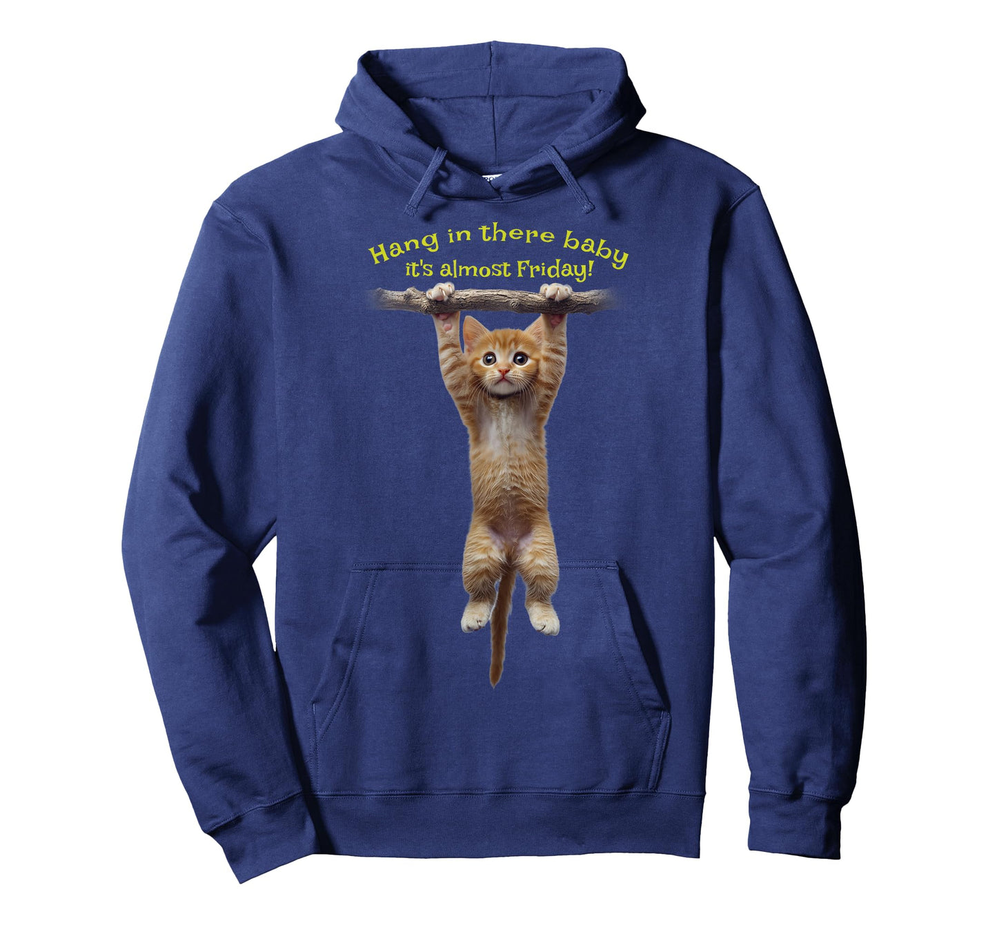 Hang in there baby, it's almost Friday! Cute kitten hanging T-Shirt