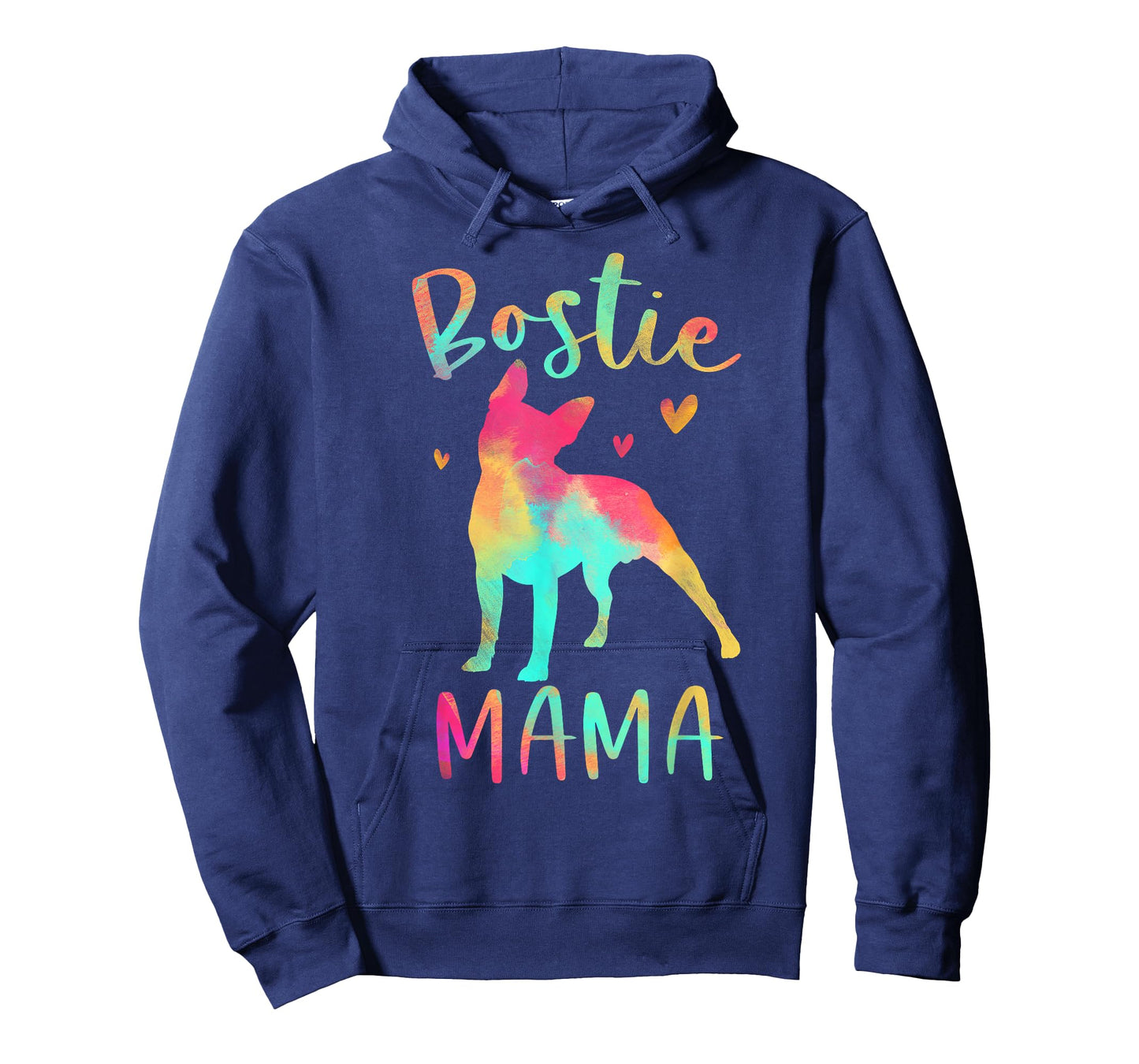 Bostie Mama Colorful Boston Terrier Gifts Dog Mom T-Shirt