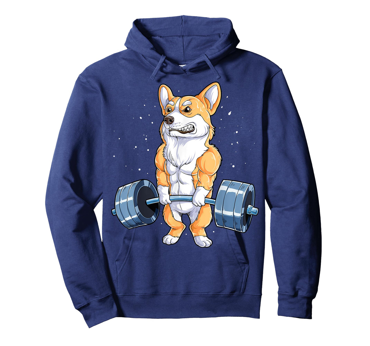 Corgi Weightlifting Funny Deadlift Men Fitness Gym Workout T-Shirt