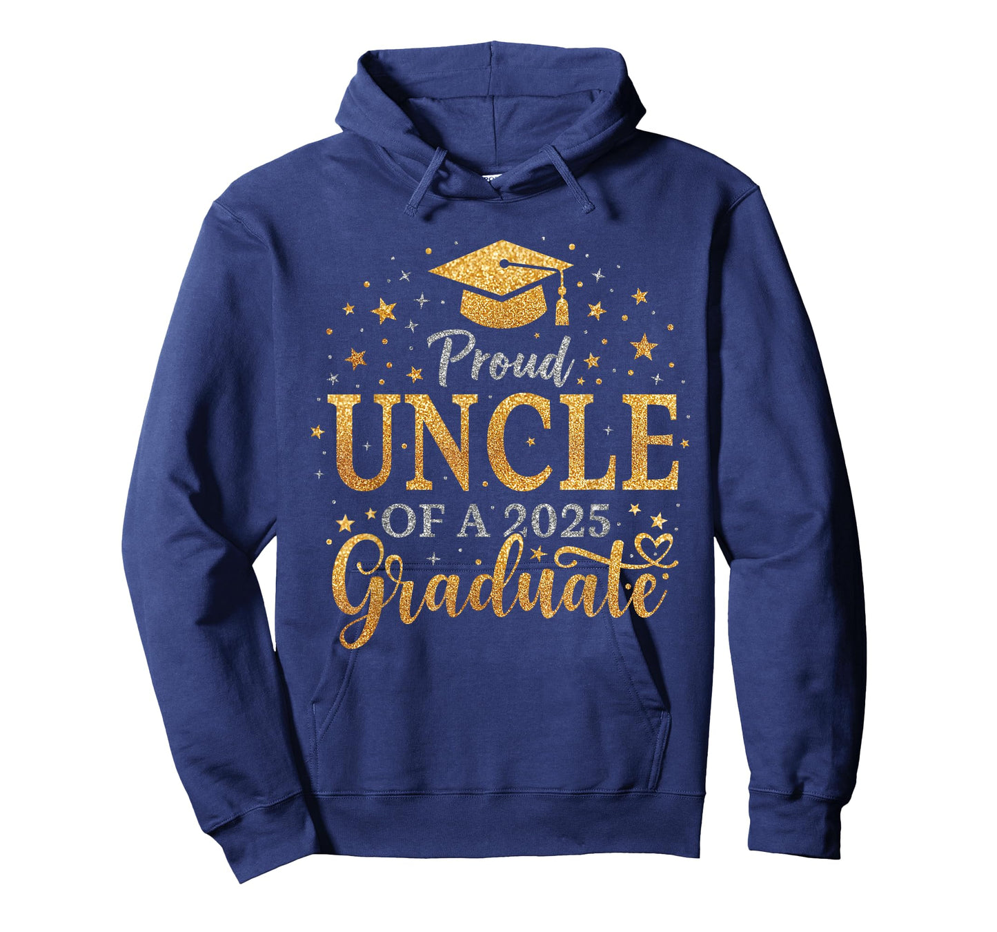 Funny Senior Proud Uncle of a Class of 2025 Graduate T-Shirt
