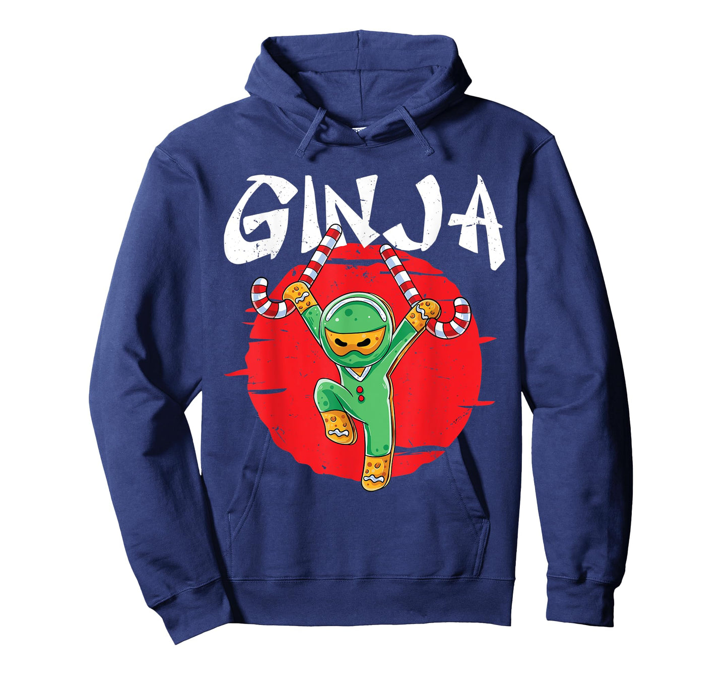 Ginja Ninja Ninjabread Man Gingerbread Ninja Ugly Christmas T-Shirt