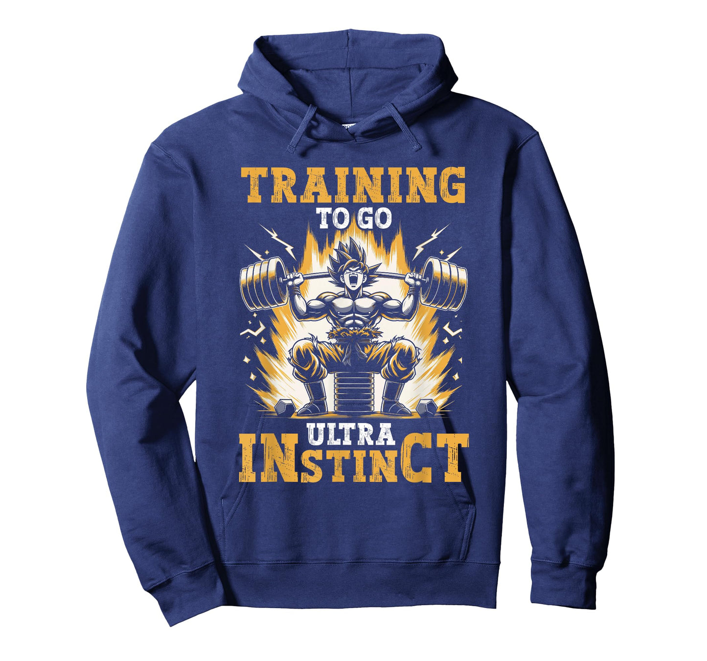 Training To Go Ultra Instinct Gym Weightlifting Bodybuilder T-Shirt