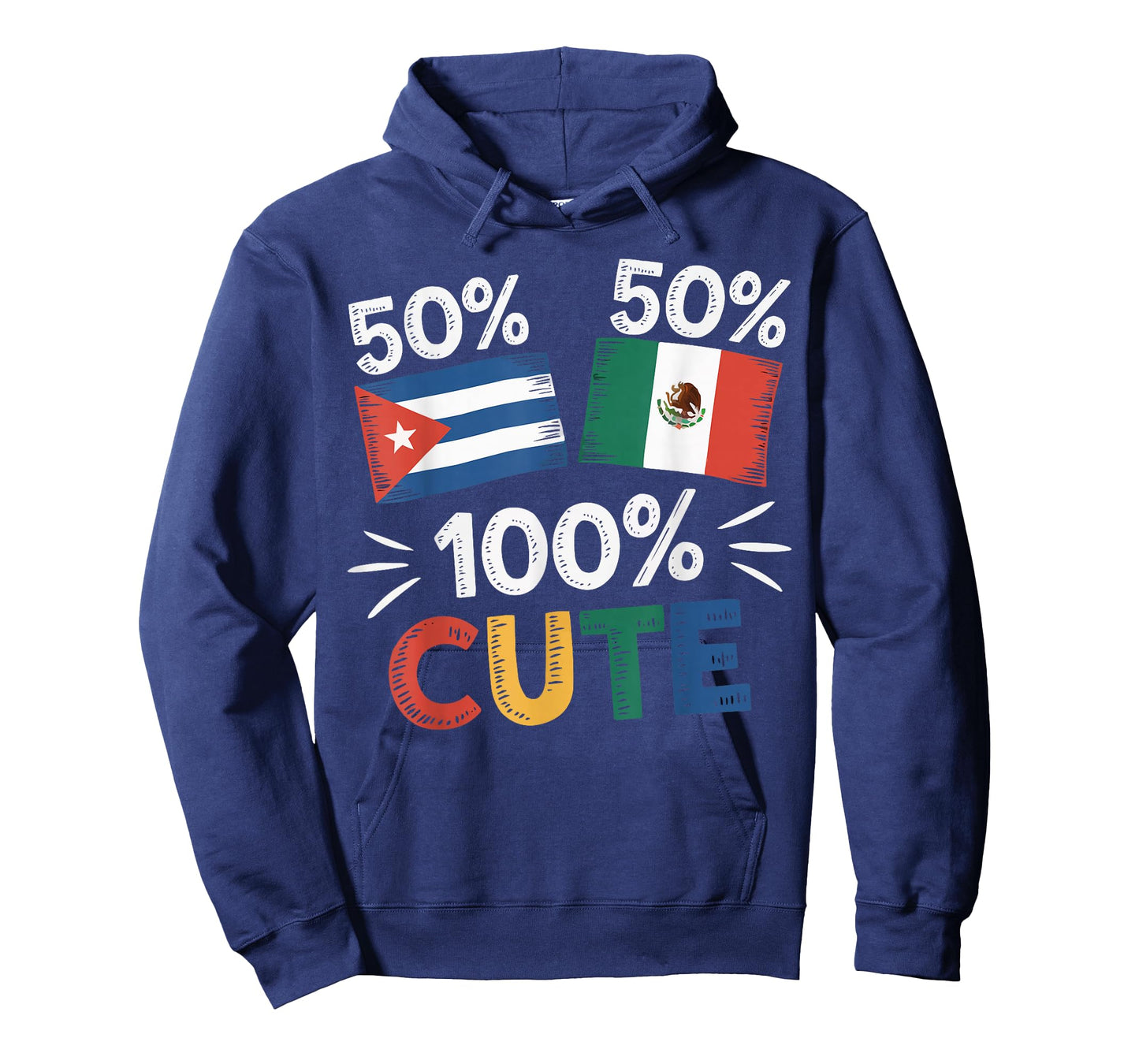 Half Cuban Half Mexican Country Mexico Flag Cuba T-Shirt