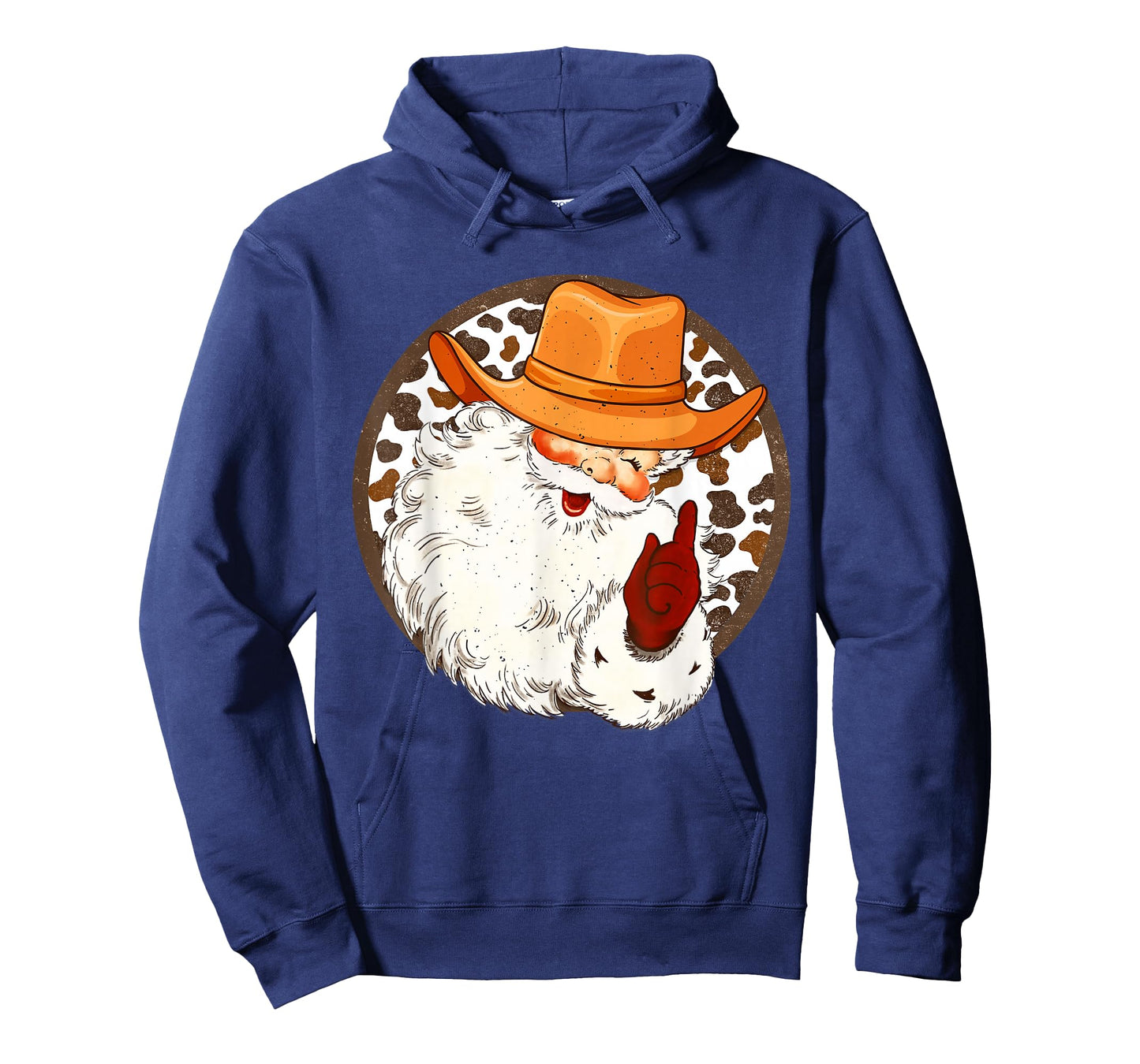 Vintage Cowboy Santa Claus Country Christmas Howdy Costume T-Shirt