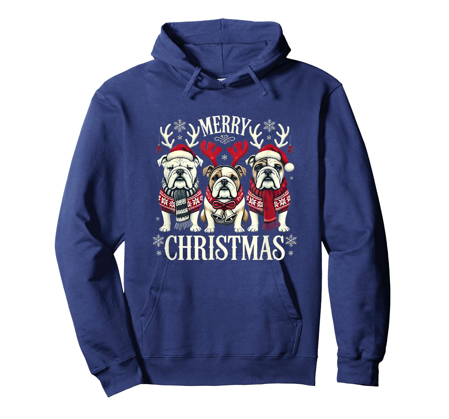 Christmas English Bulldog Mom English Bulldog Christmas T-Shirt