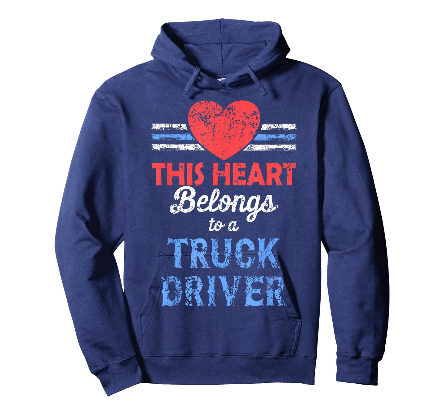 Truck Driver Wife, This Heart Belongs to a Truck Driver T-Shirt