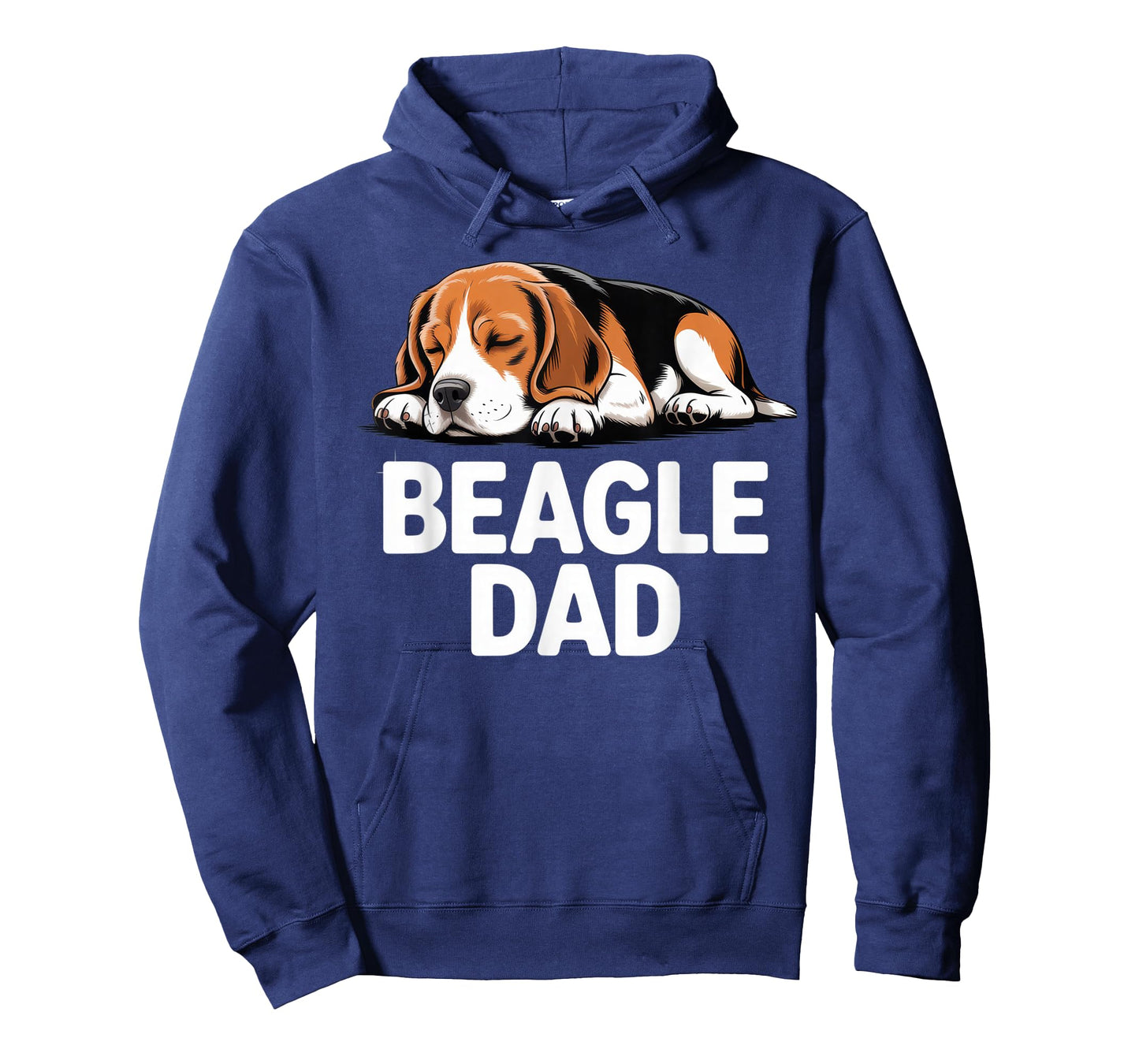 Beagle Dad Outfit with Cute Sleeping Dog Design for Pet T-Shirt