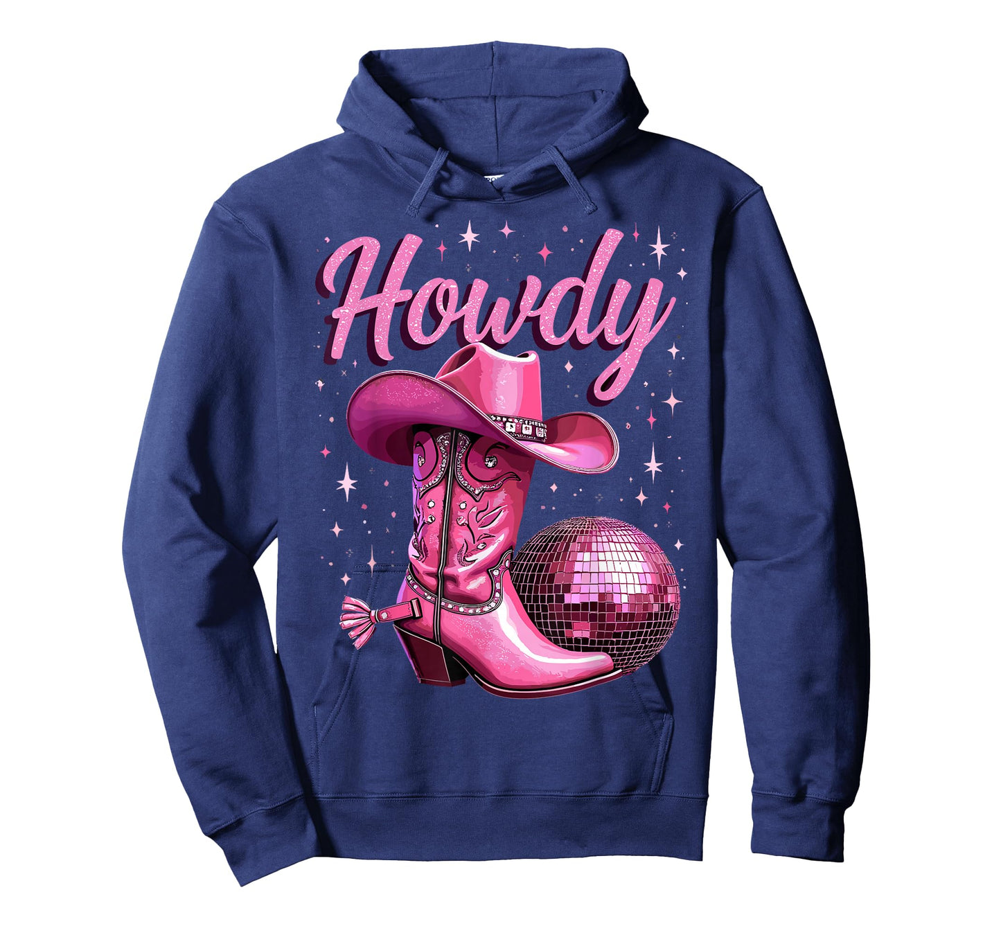 Howdy Cowgirl Boot Hat Western Rodeo T-Shirt