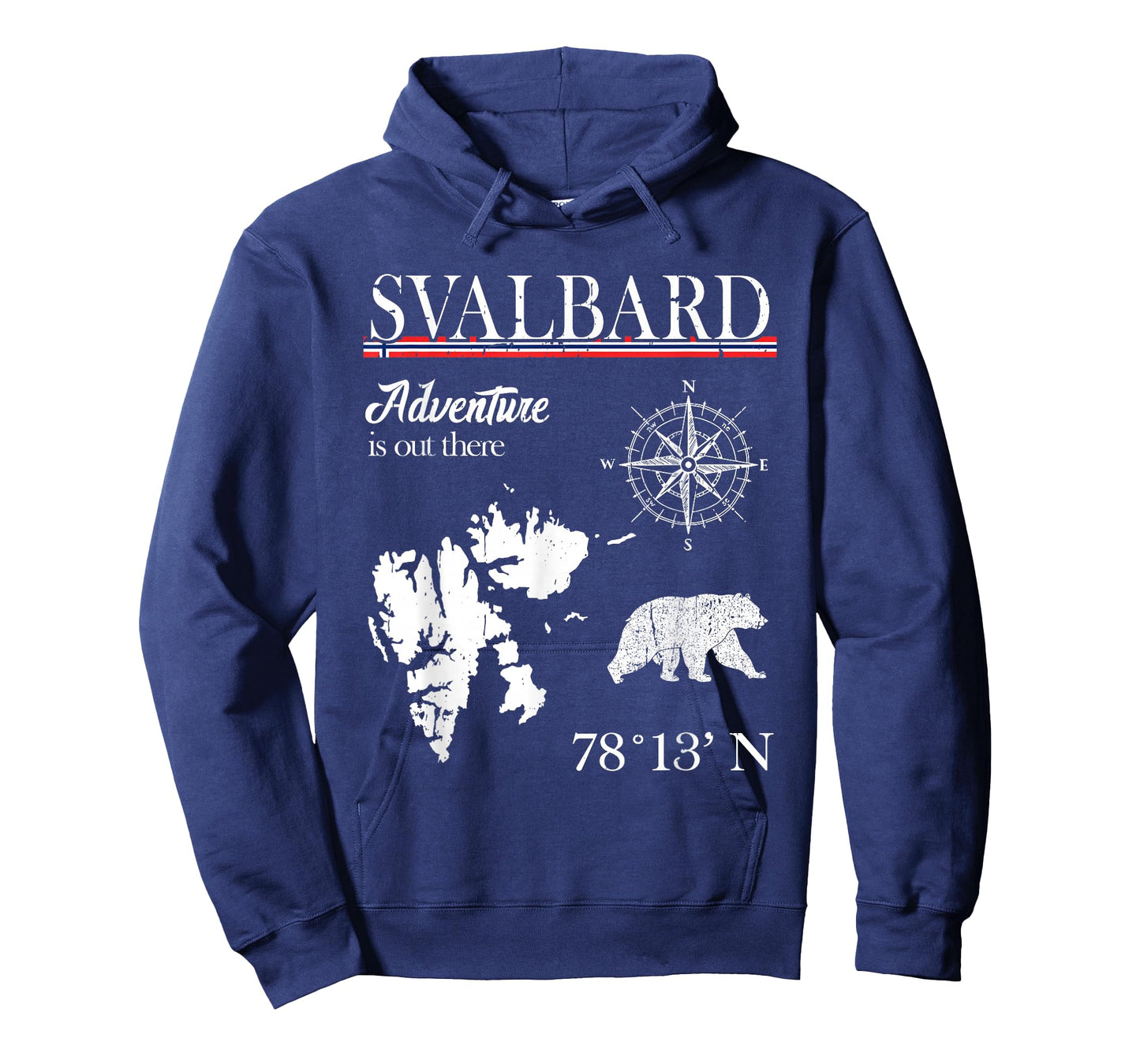 Svalbard - Adventure Is Out There - Norway Norwegian Flag T-Shirt