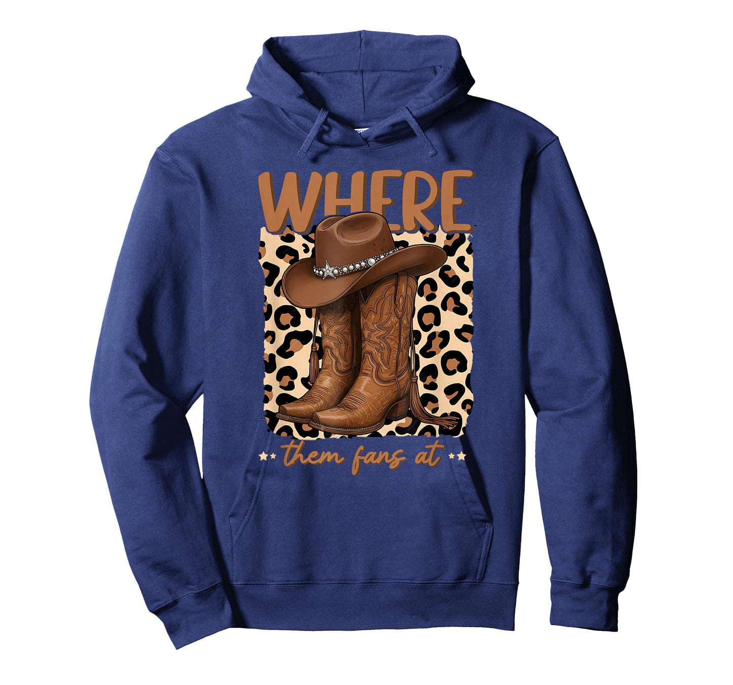 Where Them Fans at Boots On Da Ground Cowgirl Linedance T-Shirt