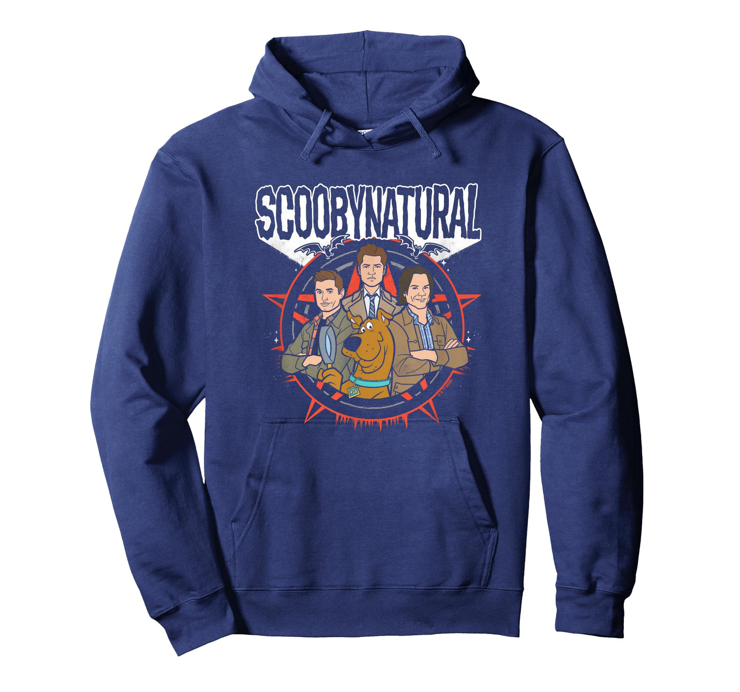 Supernatural T-Shirt - Unisex Adults, Black, S, Short Sleeve, Classic Fit, Cotton, Polyester, Scoobynatural