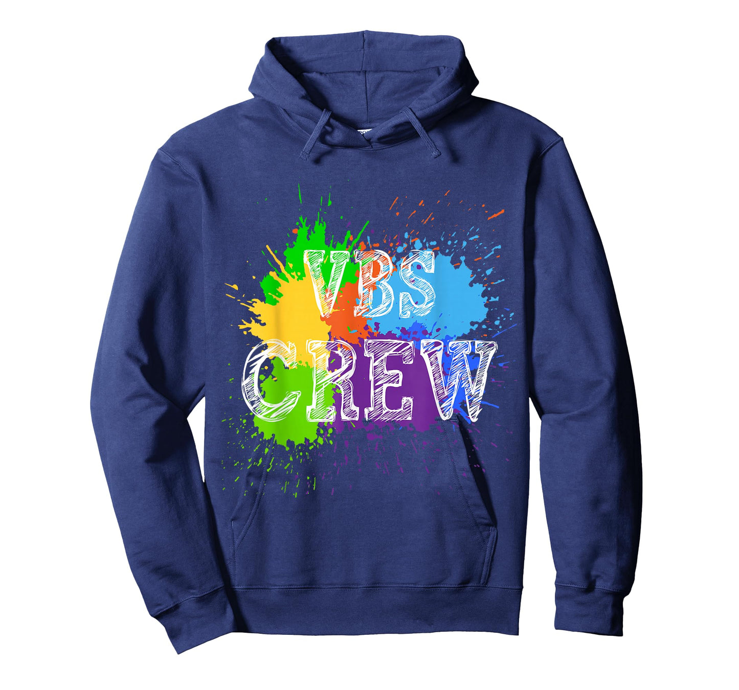 VBS Crew Design Paint Splatter Vacation Bible School Apparel T-Shirt