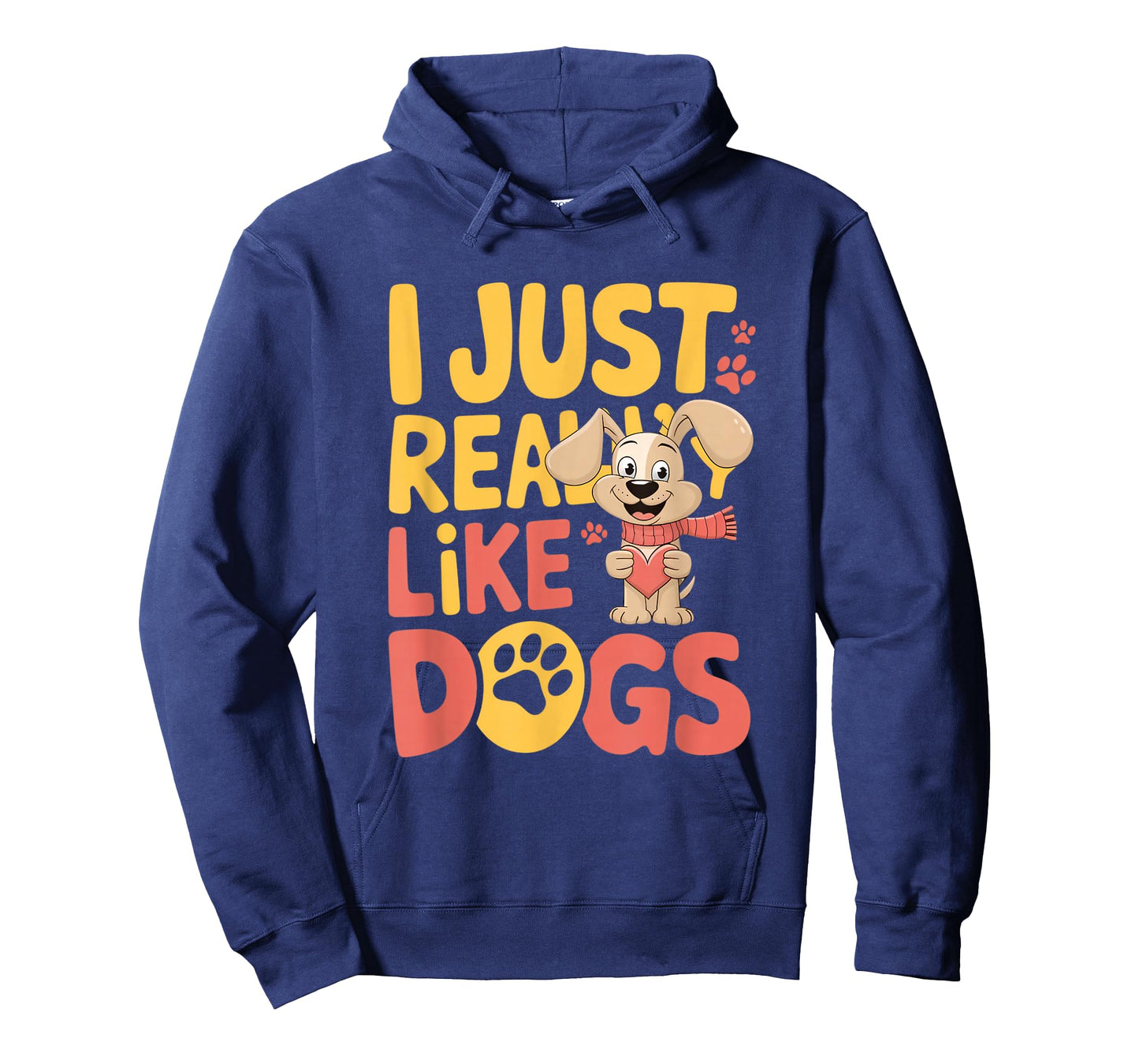 I Just Really Like Dogs Cute Cartoon Puppy Heart Hat T-Shirt