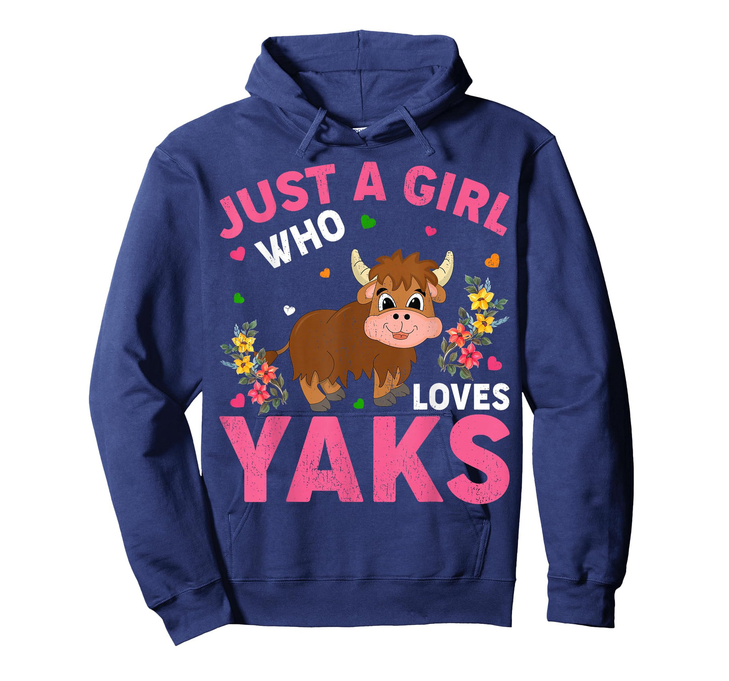 Yak Animal Lover Just A Girl Who Loves Yaks T-Shirt
