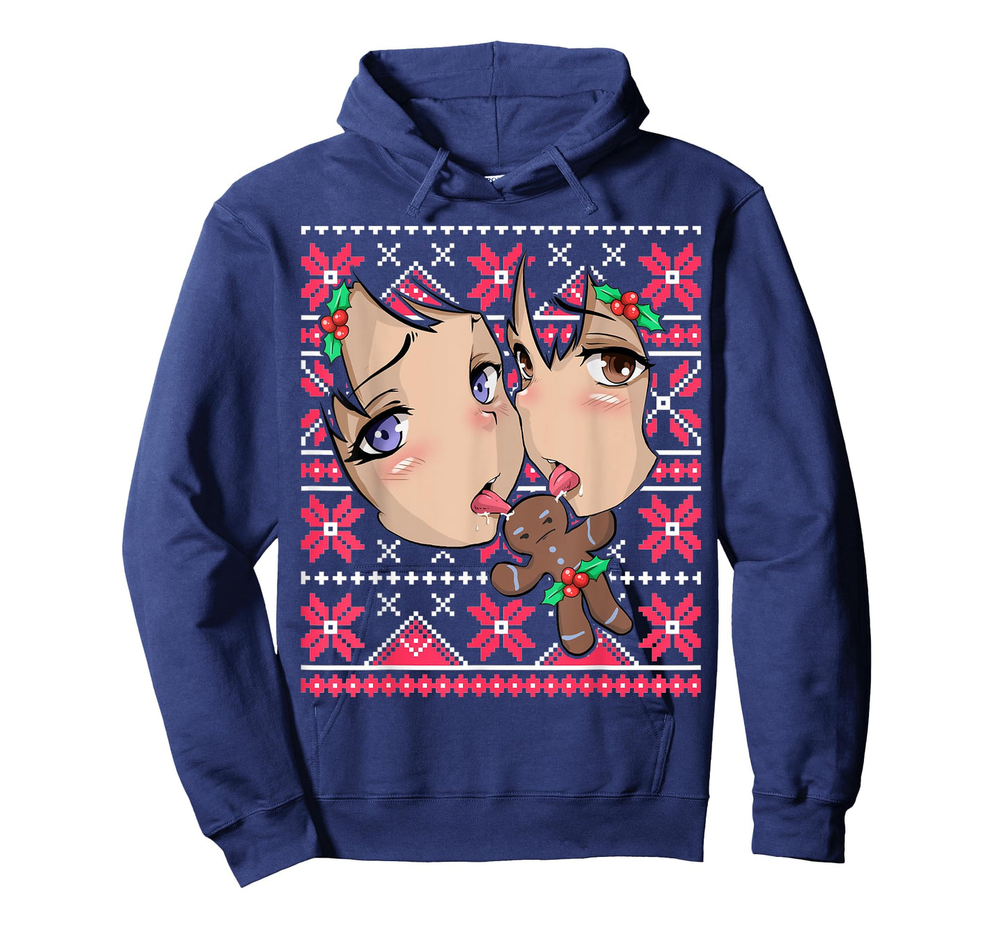 Ugly Christmas Otaku Ahegao Ecchi Etchi Lewd Hentai Kawaii T-Shirt