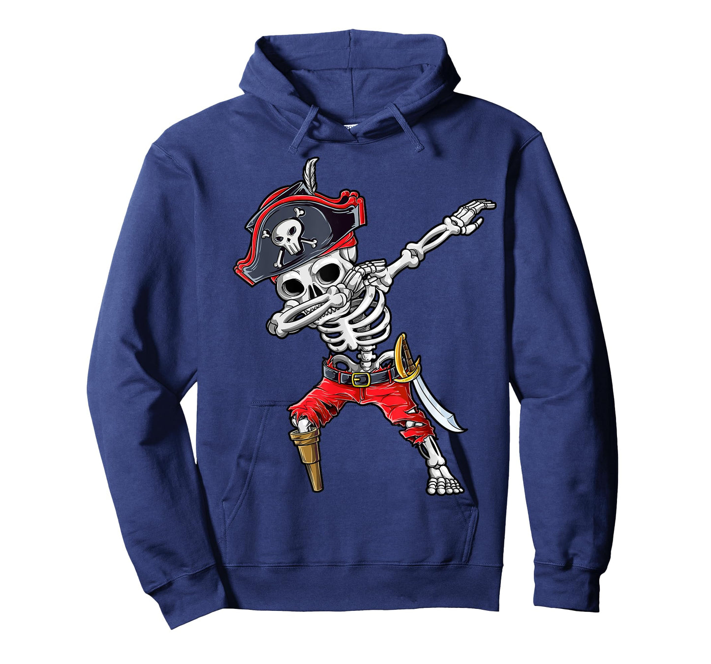 Dabbing Skeleton Pirate T Shirt Halloween Kids Jolly Roger T-Shirt