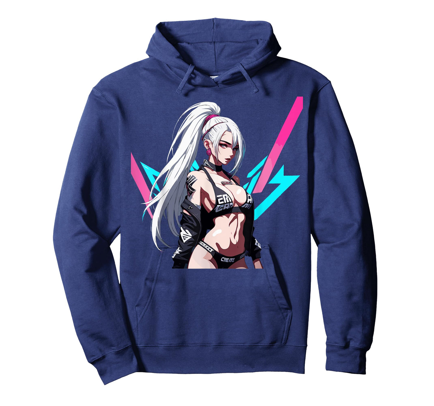 Sexy Waifu Otaku Anime Cyberpunk Girl Japanese T-Shirt