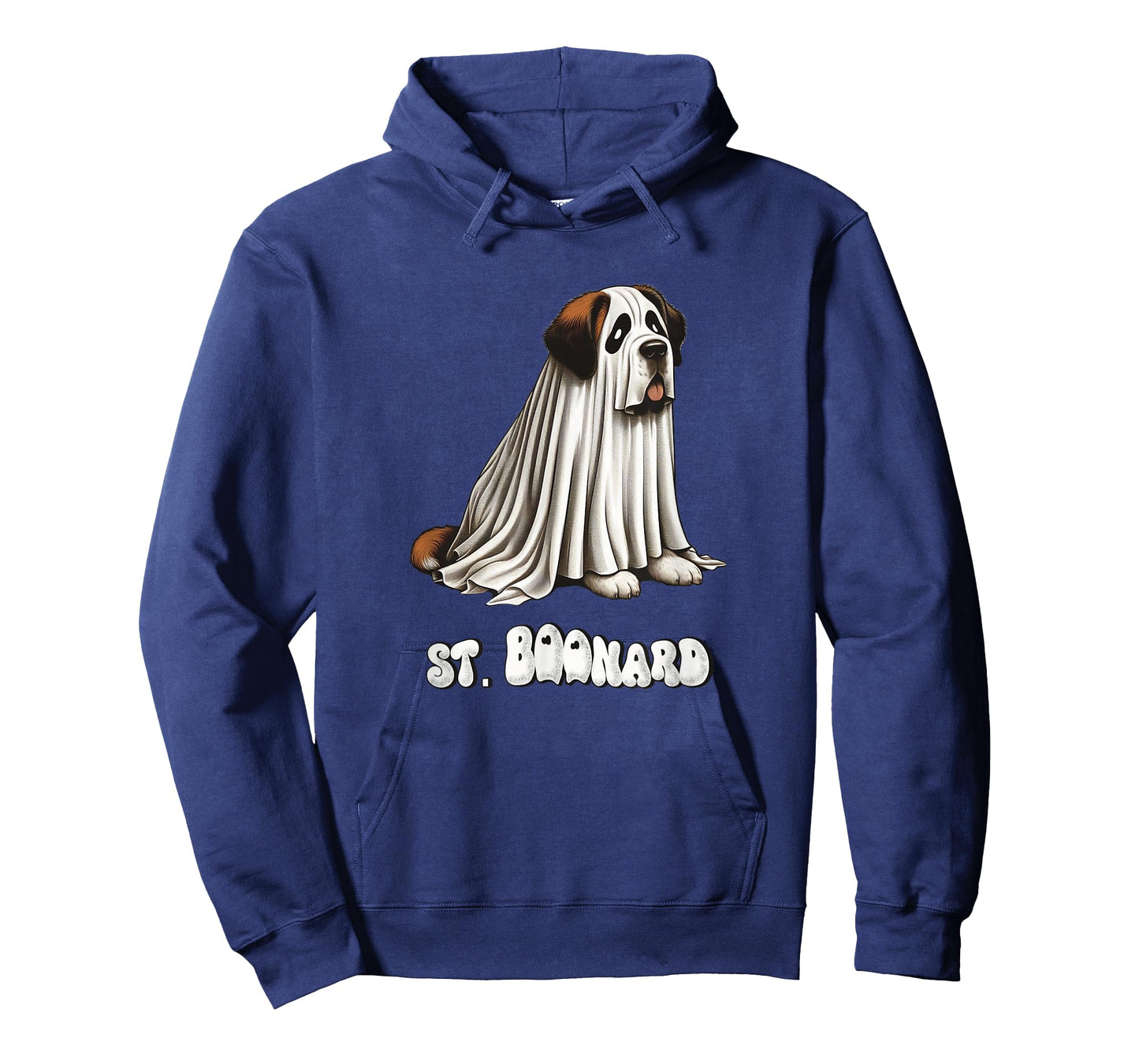 Funny Saint Bernard Halloween Ghost, St. Boonard, Dog Mom T-Shirt