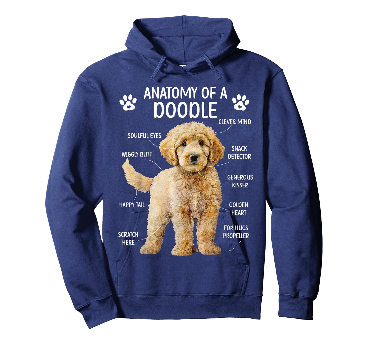 Anatomy of A Doodle Dog Doodle Owner Goldendoodle Mom T-Shirt
