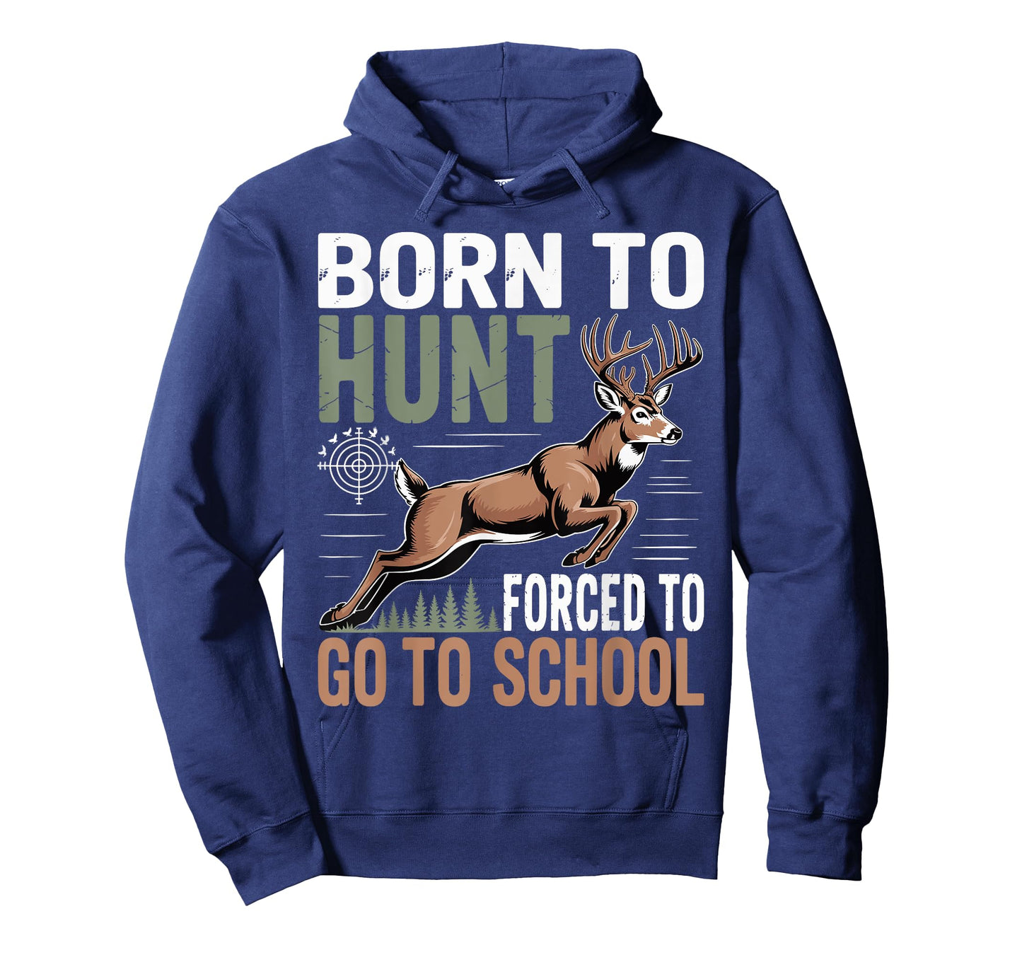Forced to Go to School Shirt | Funny Hunting School T-Shirt
