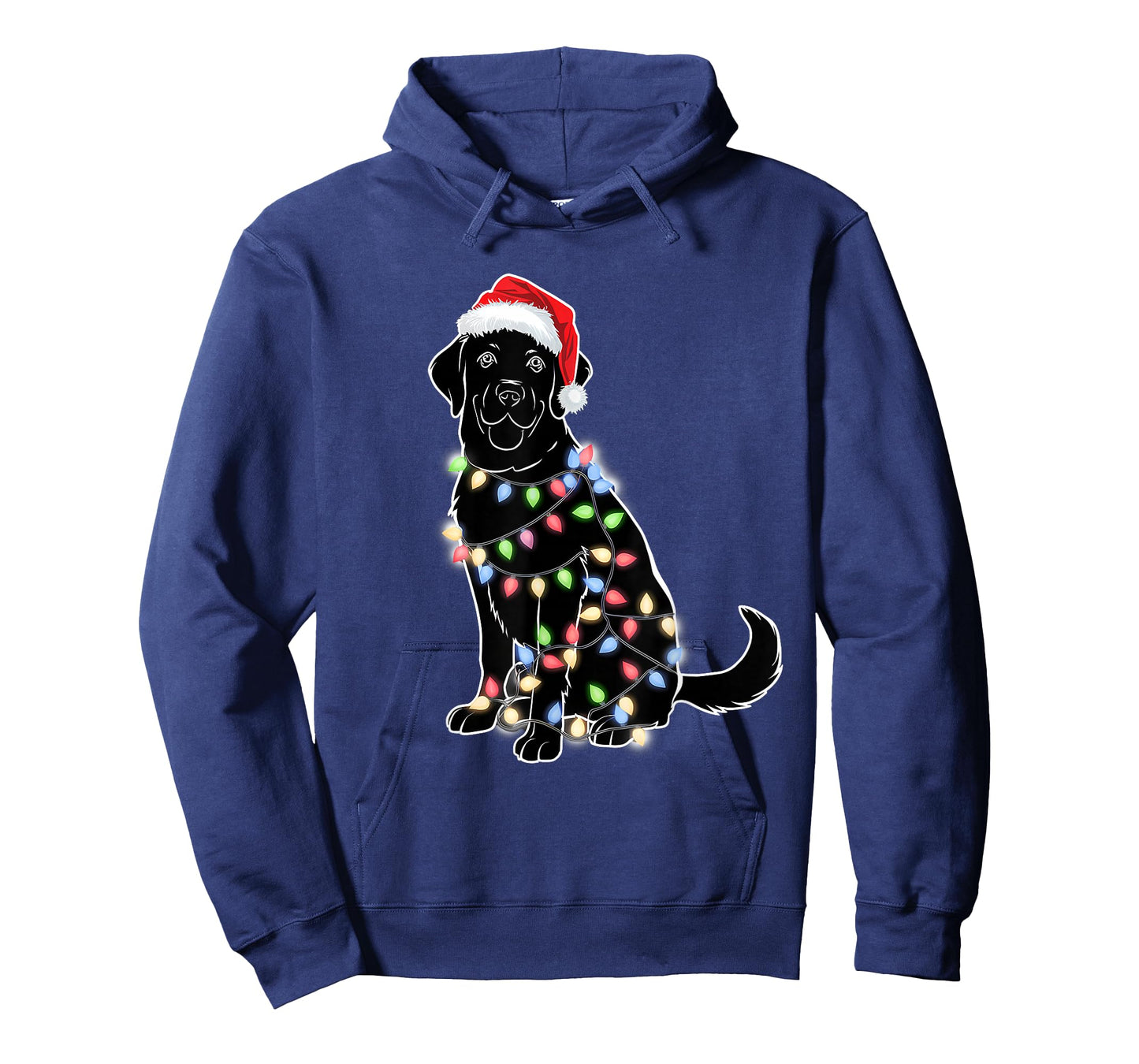 Santa Beagle Christmas Tree Light Pajama Dog Xmas T-Shirt