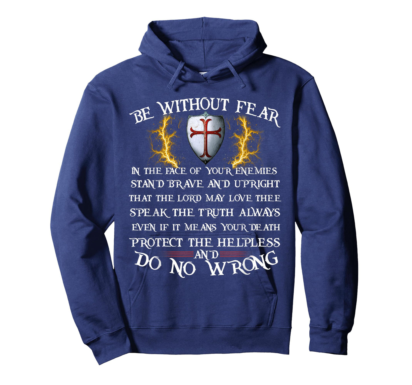 Mens Crusader Knight | Knights Templar Code Tee | Holy Cross T-Shirt