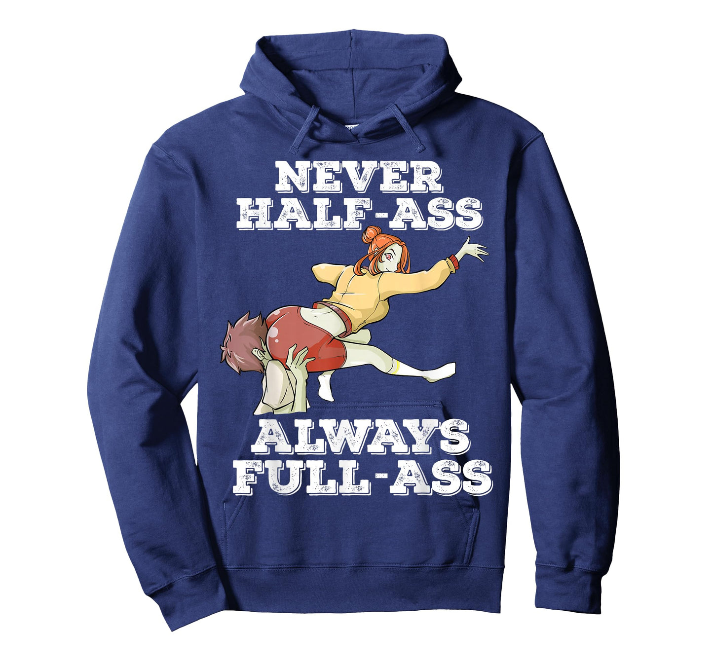 Otaku Ahegao Ecchi Etchi Hentai Half Assed Lewd Half-Assed T-Shirt