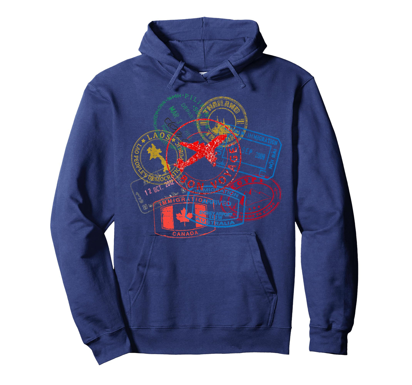 Bon Voyage Travel Stamp T-Shirt T-Shirt