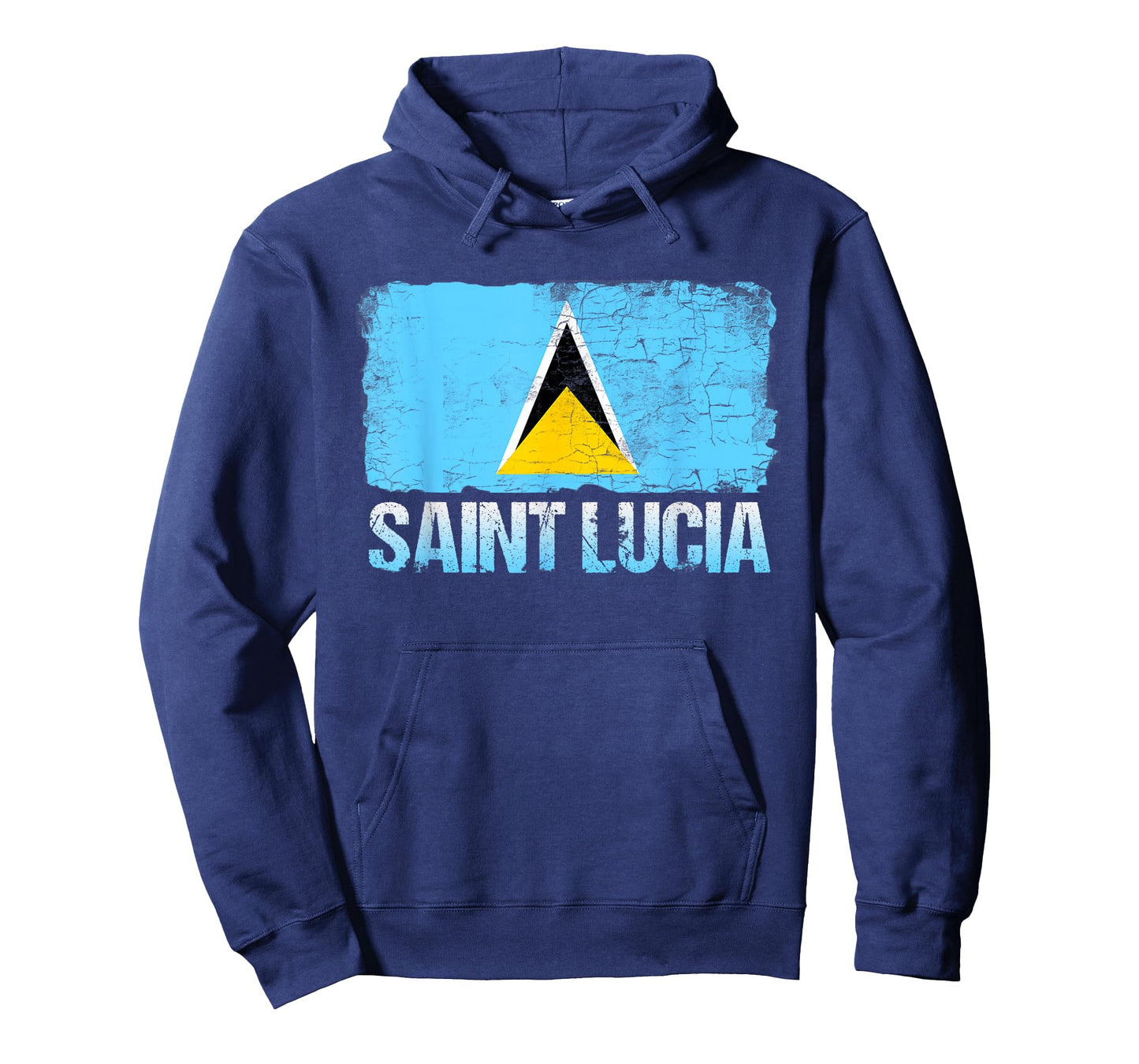 Saint Lucia Flag T-Shirt-Saint Lucian Flag Gift T-Shirt