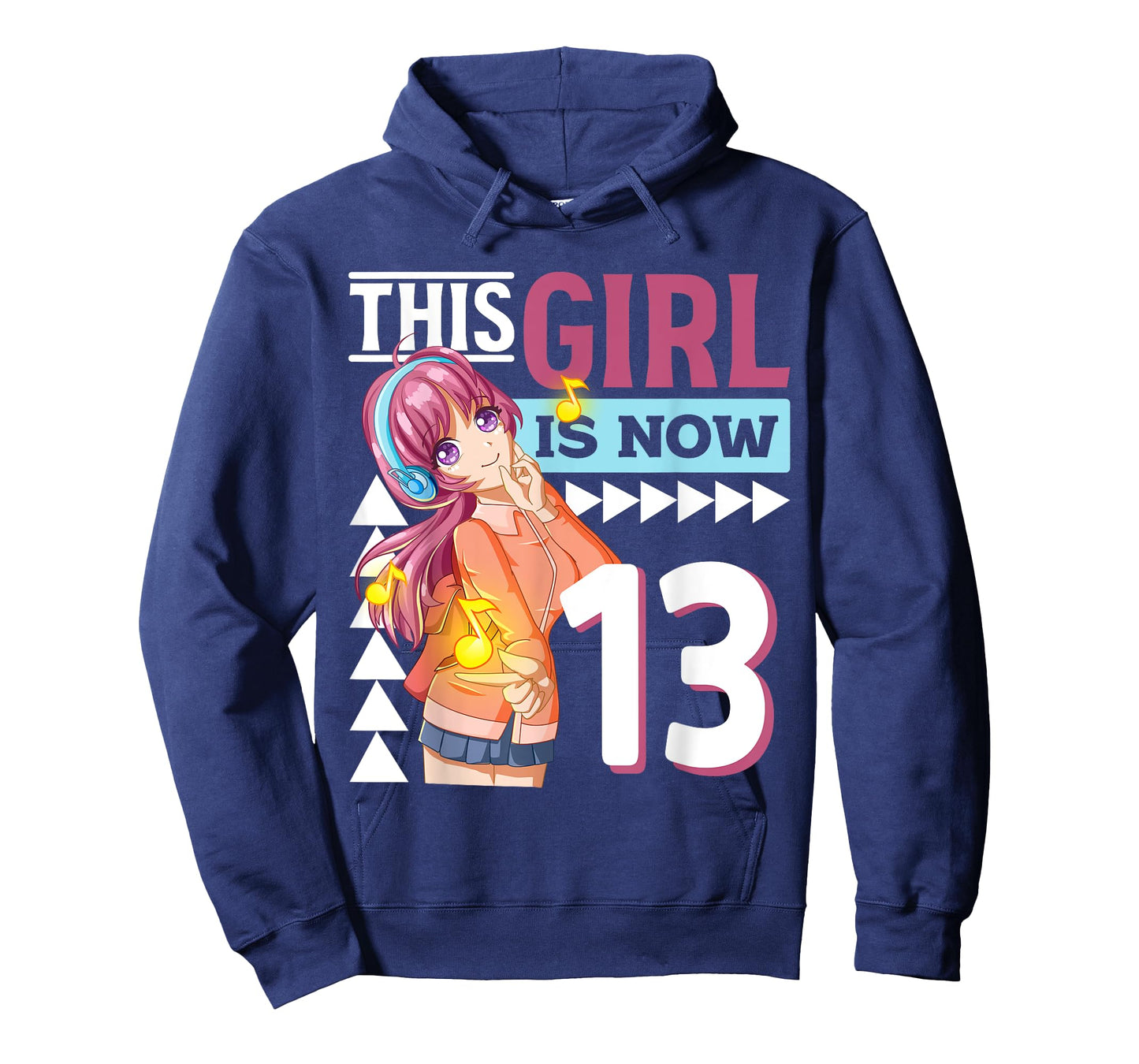 This Anime Girl Is Now 13 Years Old Anime 13 th Birthday T-Shirt