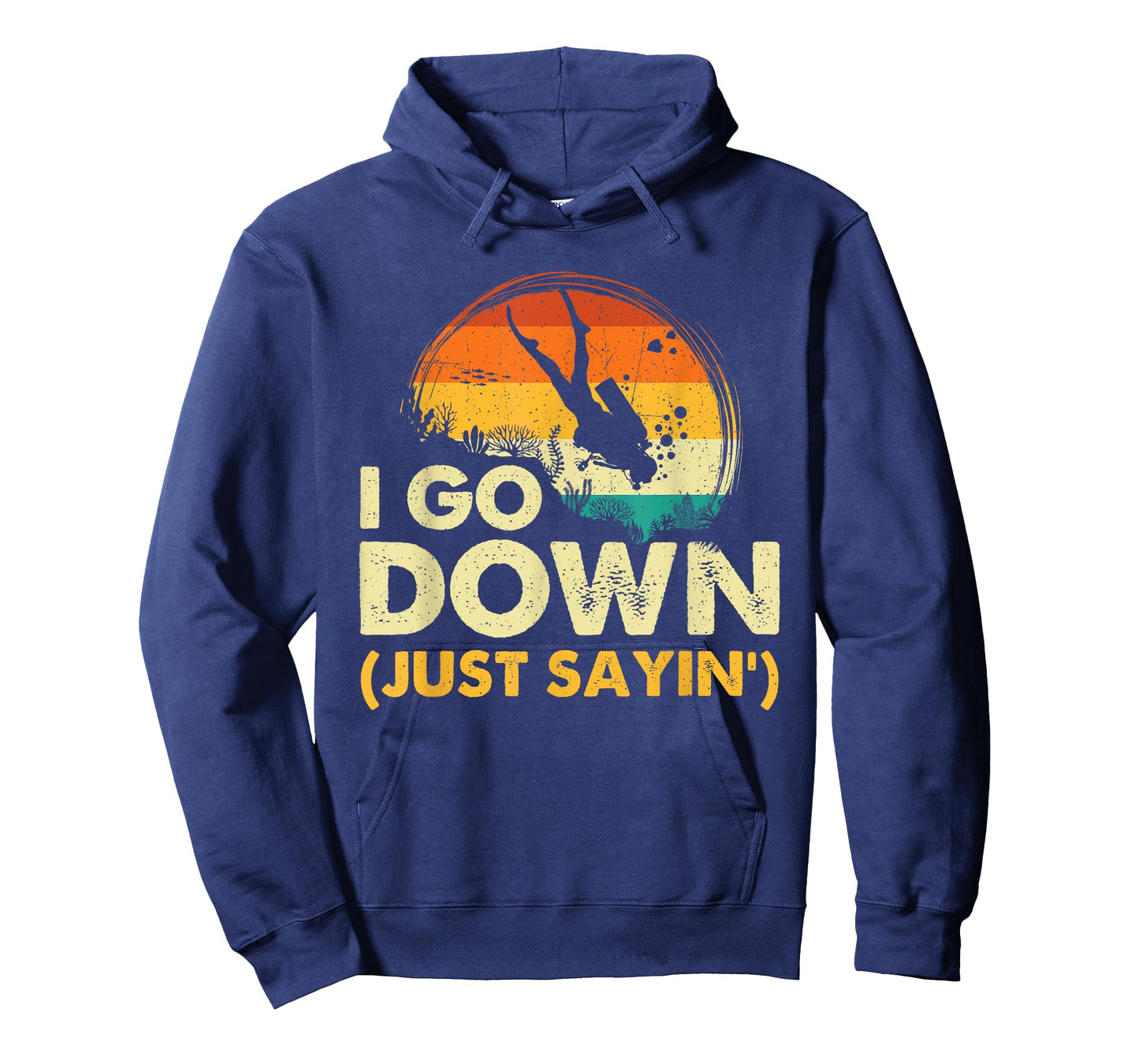 I Go Down - Scuba Diver Diving Instructor Underwater T-Shirt