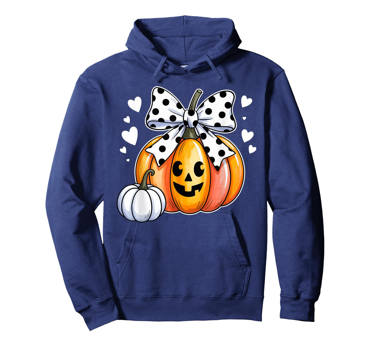 Cute Pumpkin Bow Halloween Spooky Mama Mom Fall Vibes T-Shirt