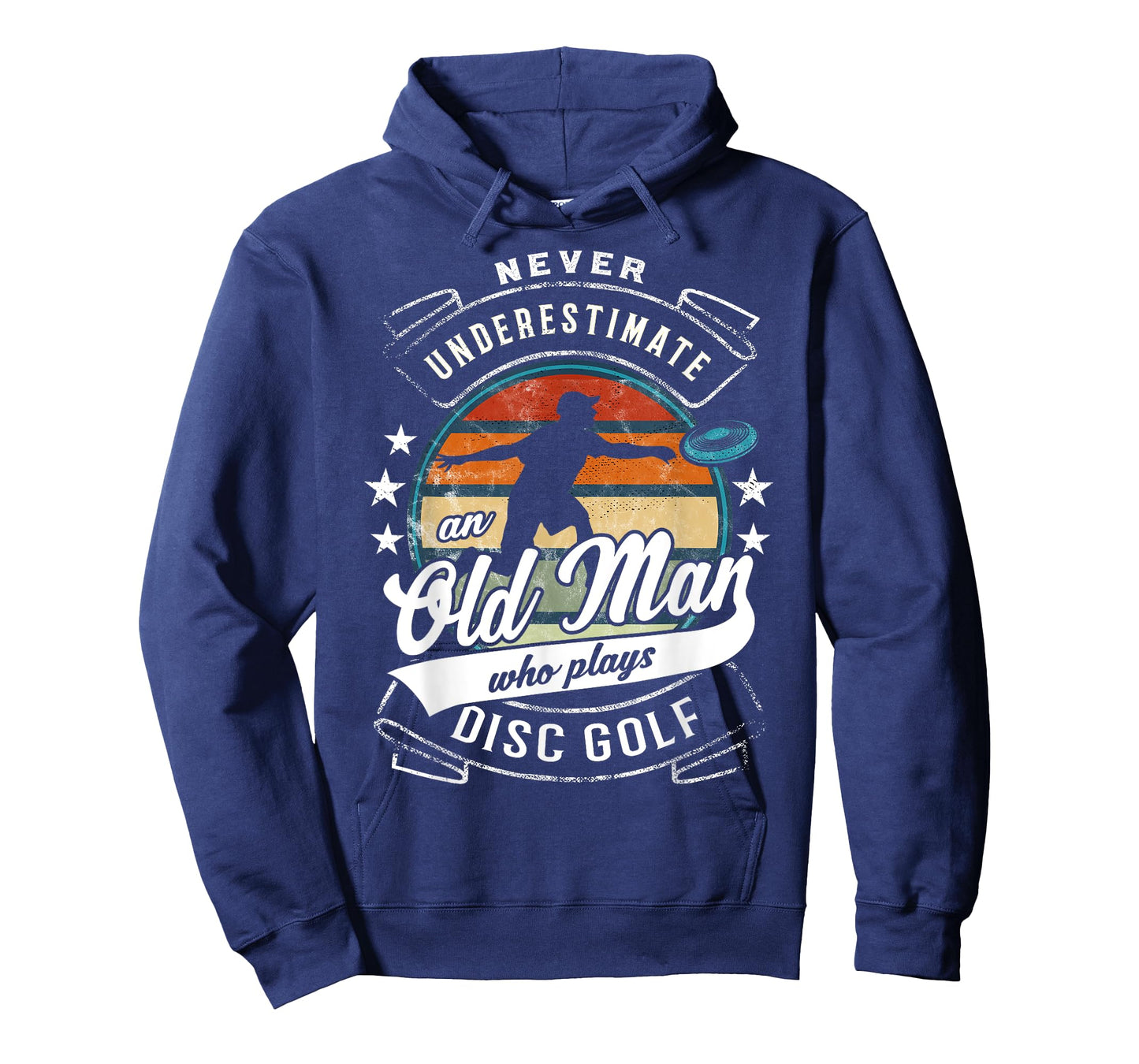 Never Underestimate An Old Man Who Plays Disc Golf T-Shirt