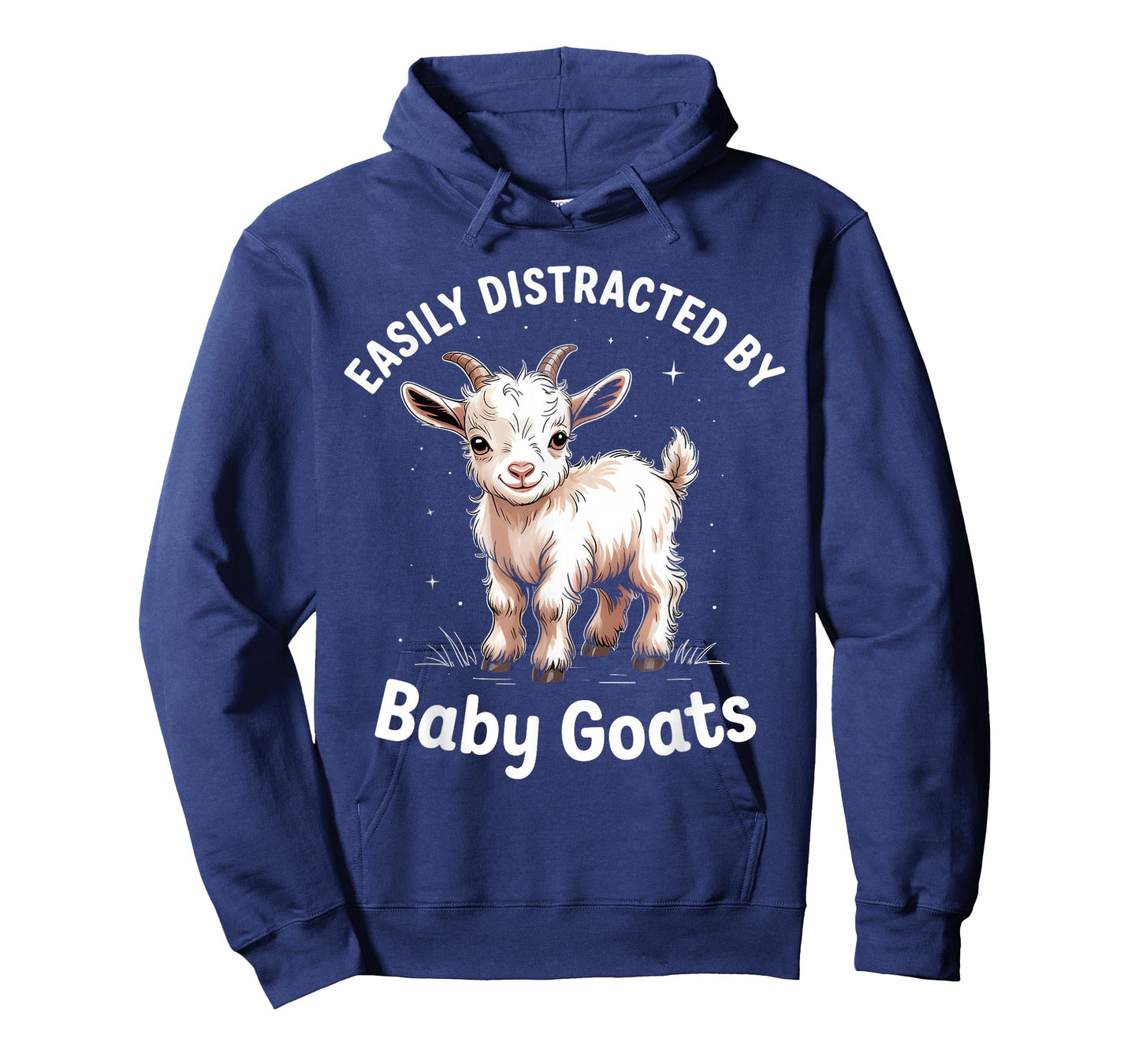 Easily Distracted by Baby Goats Funny T-Shirt