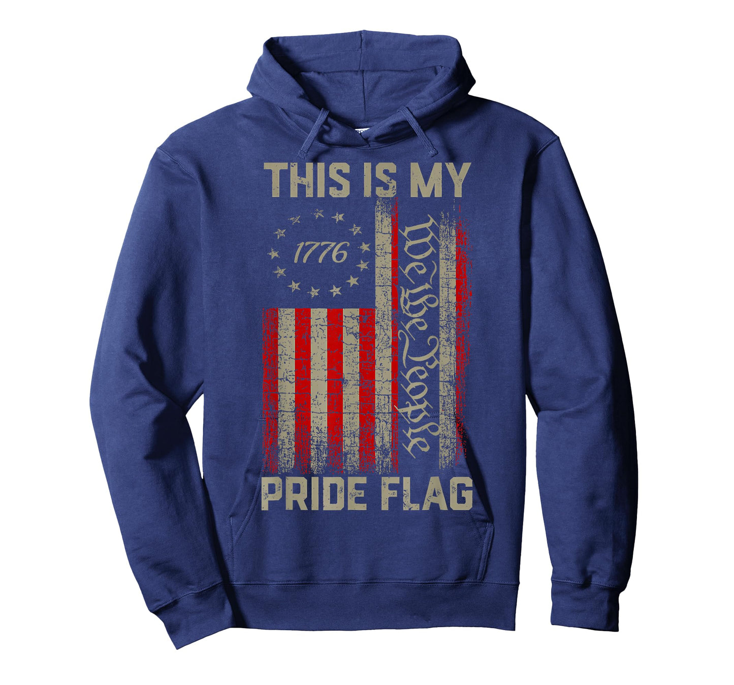 This Is My Pride Flag USA American 4th of July Patriotic T-Shirt