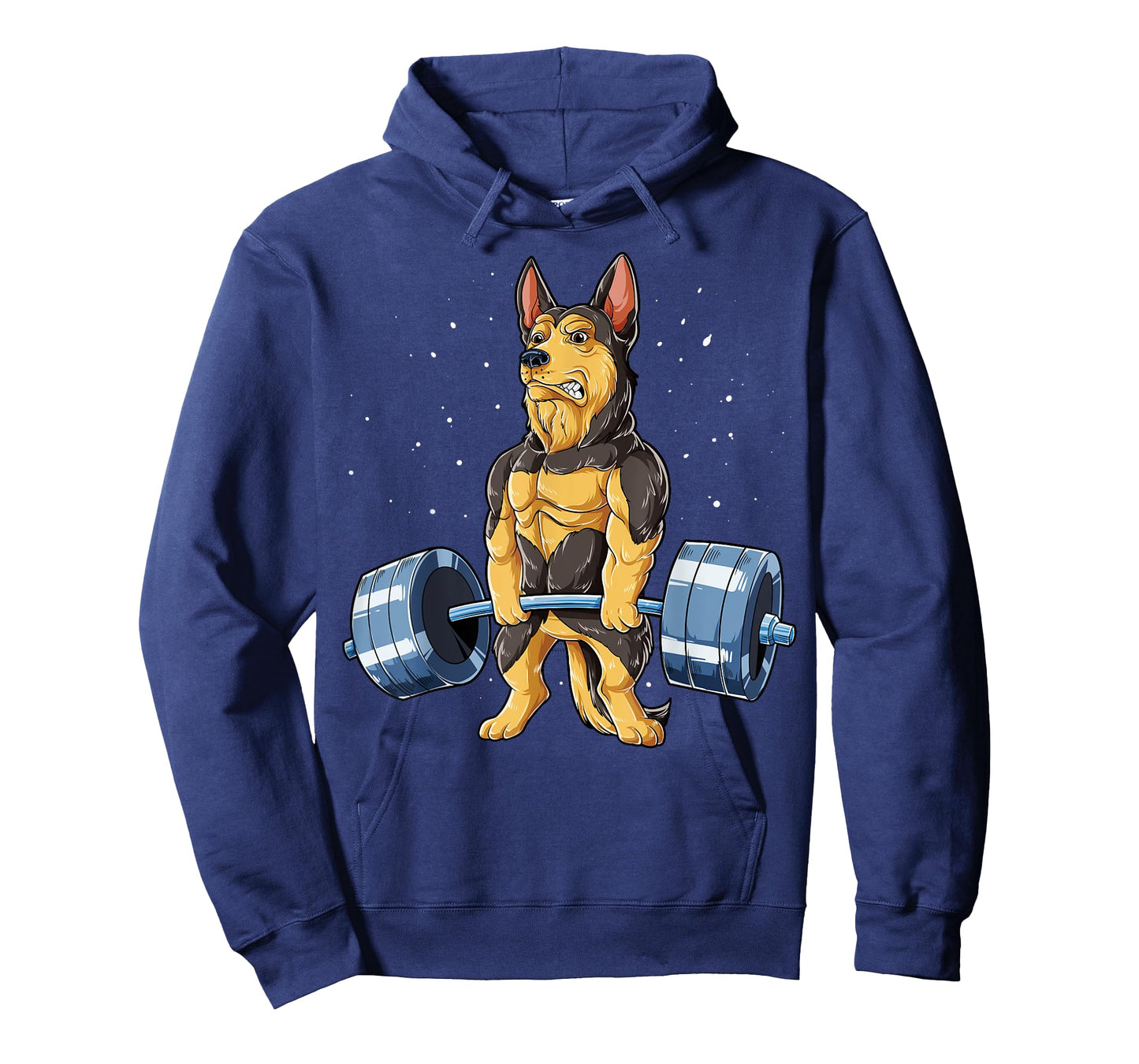 German Shepherd Weightlifting Funny Deadlift Men Fitness Gym T-Shirt