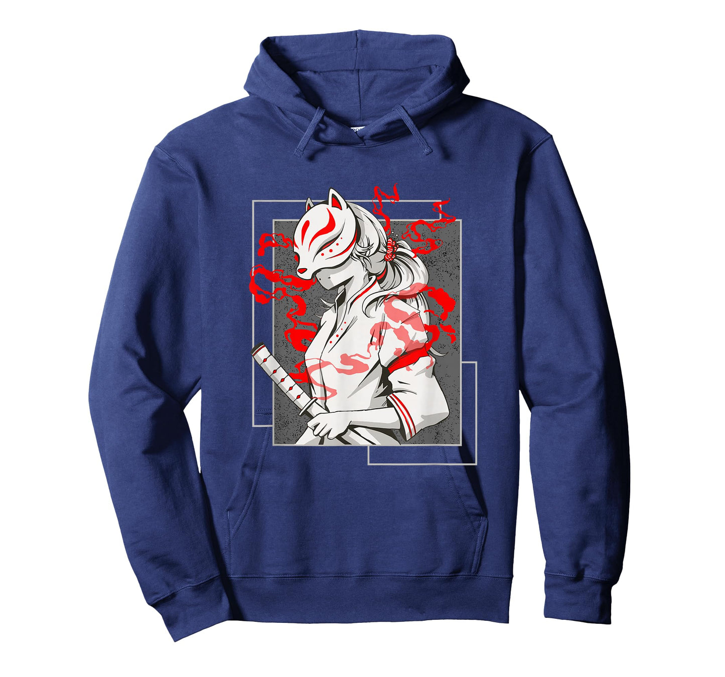 Japanese Fox Mask Aesthetic Kitsune Inari Anime Oni Monster T-Shirt