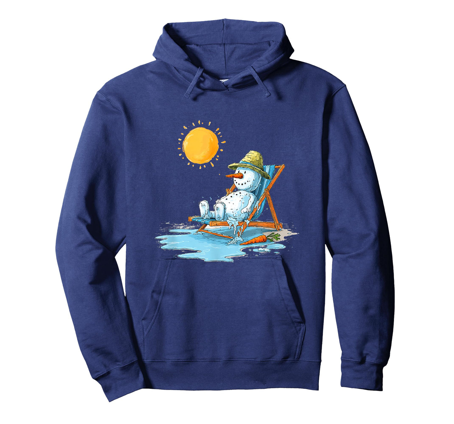 Funny Vacation Snowman for Sunbath Lovers T-Shirt