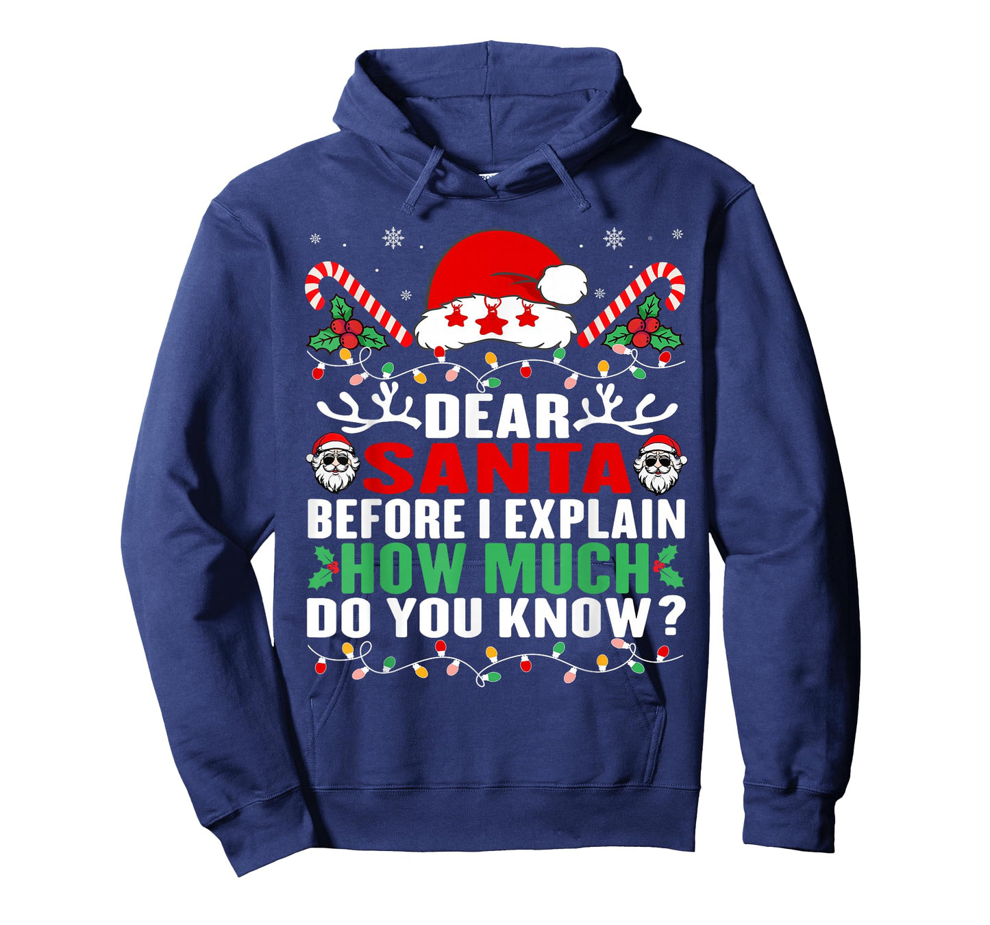 Funny Christmas Kids Adults Dear Santa I Can Explain T-Shirt