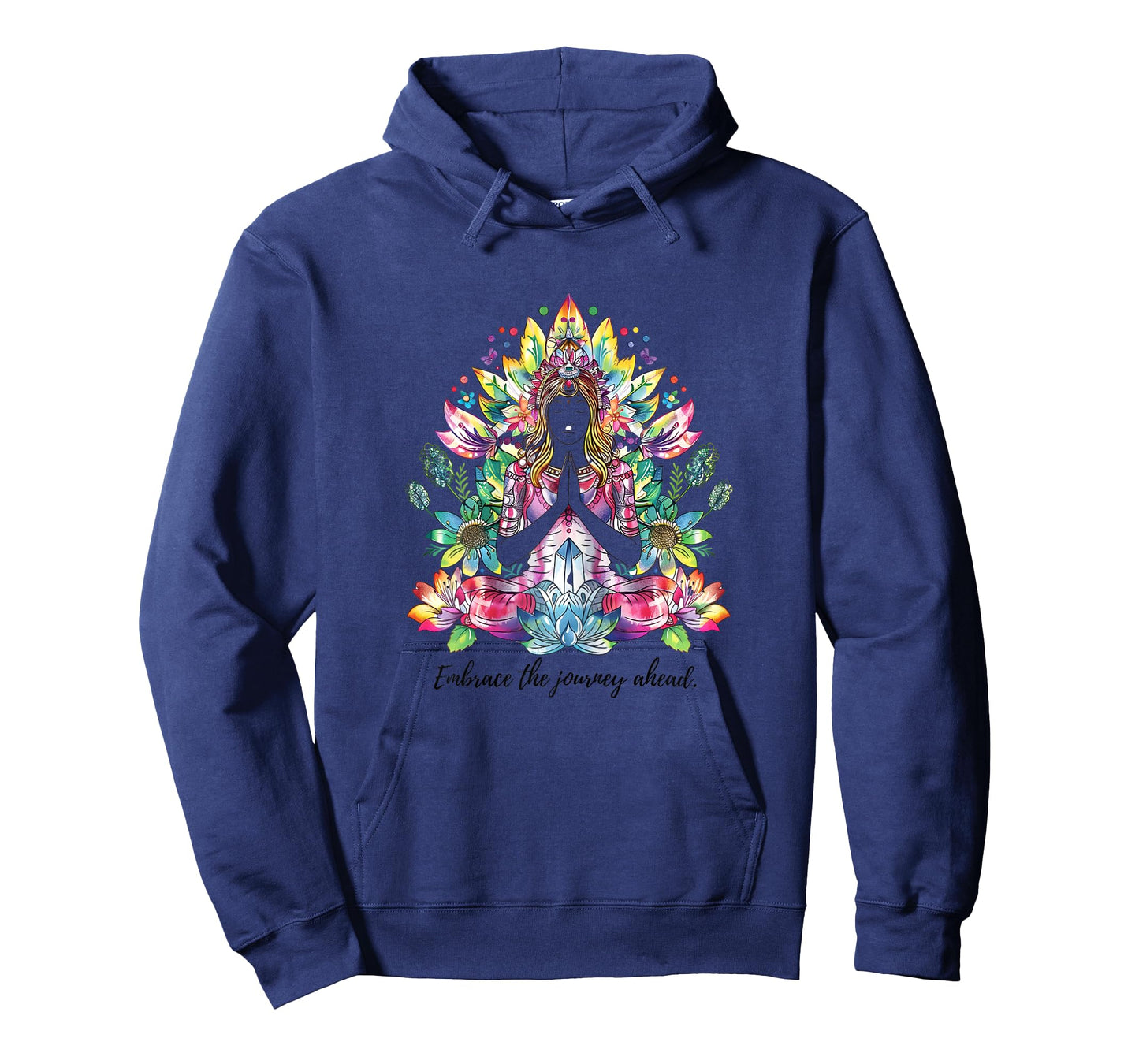 Mindful Meditation Accessory Set - Zen Mantra Cards & Yoga T-Shirt