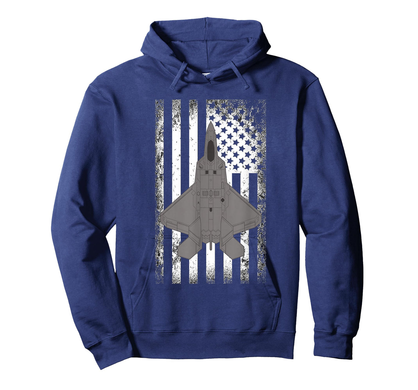 F-22 Raptor Jet American Flag Military Airplane T-Shirt