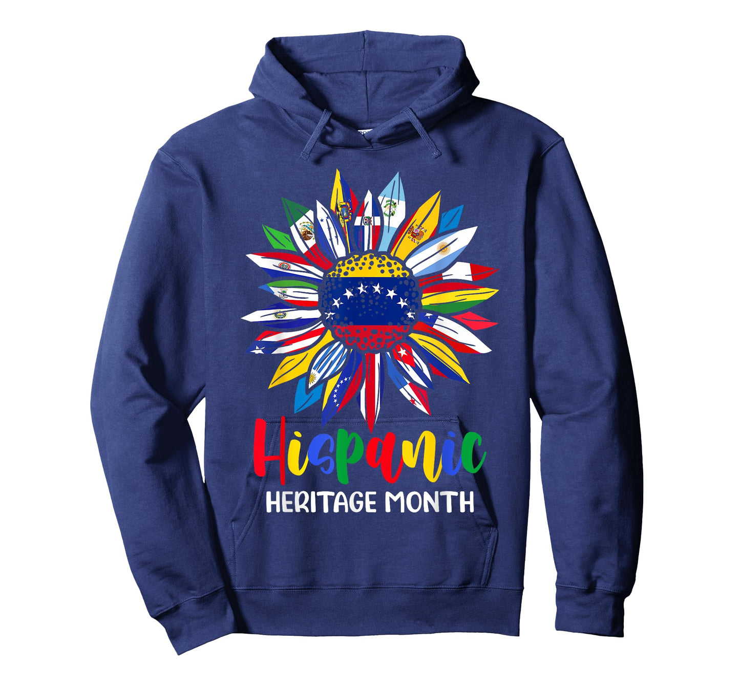 Hispanic Heritage Month Venezuela Flag Sunflower Latino Flag T-Shirt